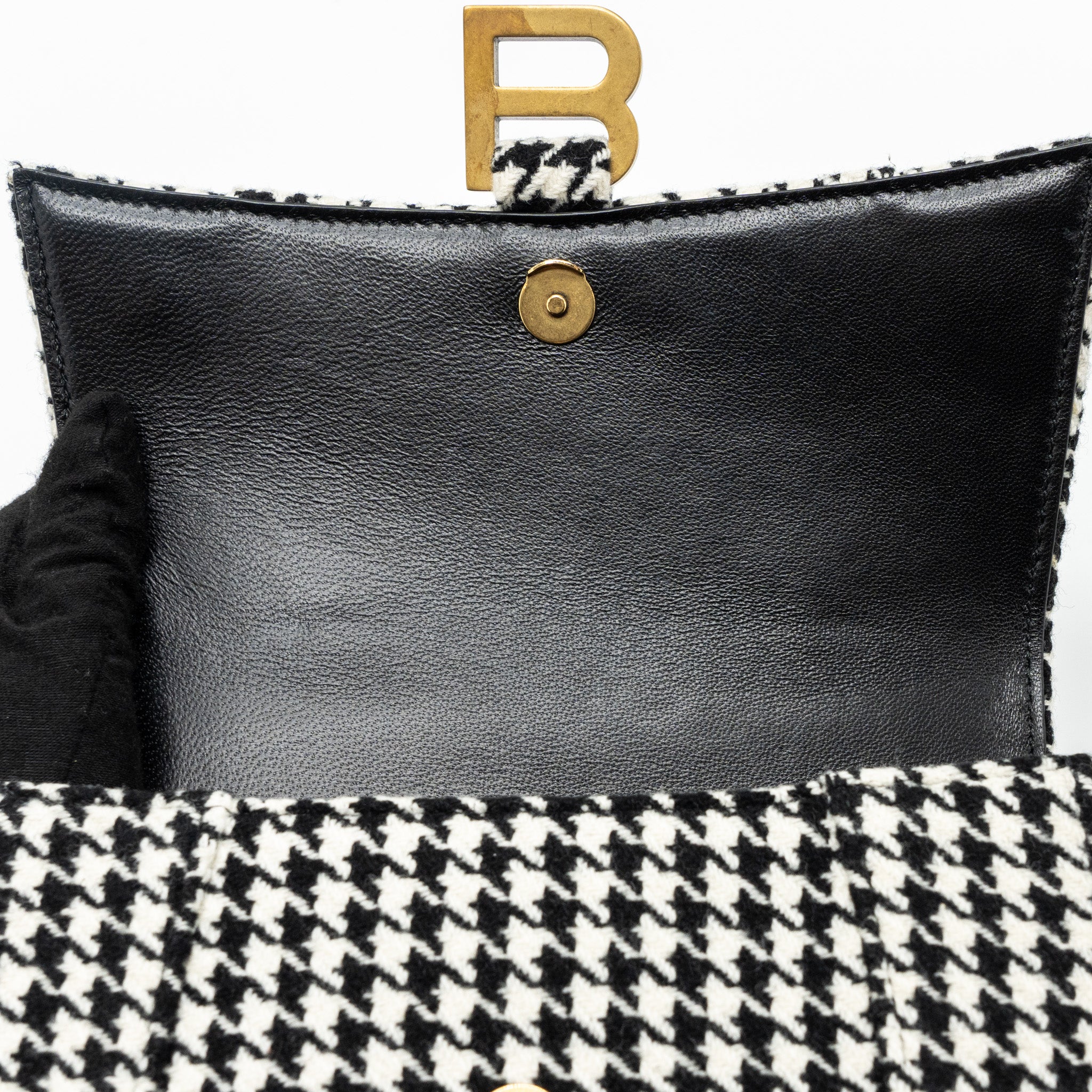 balenciaga-hourglass-s-wool-houndstooth-black-white-ghw
