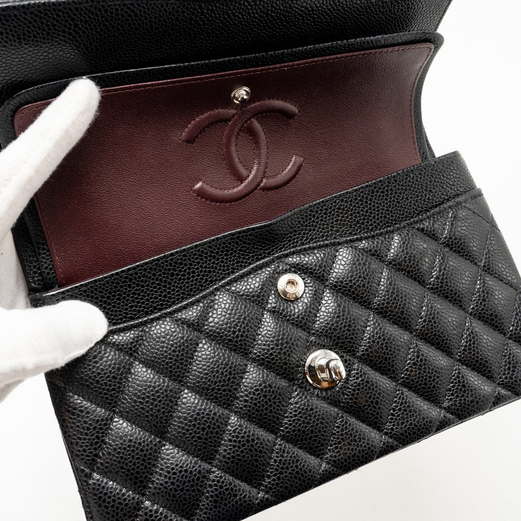 chanel-small-classic-double-flap-bag-caviar-black-shw-microchip-4