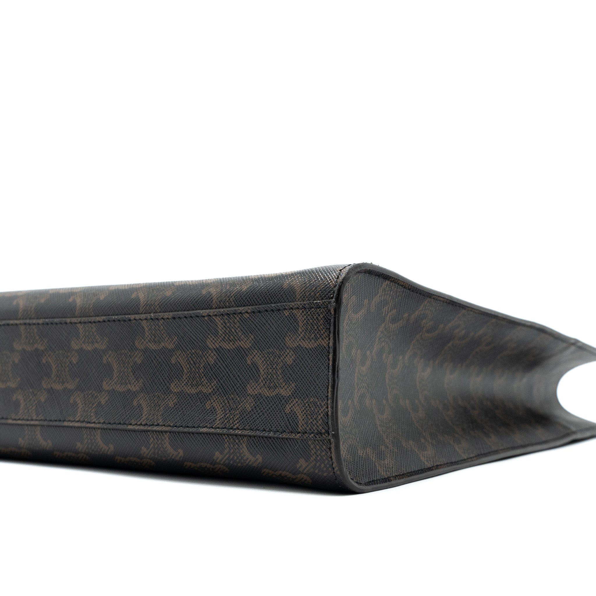 celine-small-cabas-vertical-in-triomphe-canvas-calfskin-tan-ghw