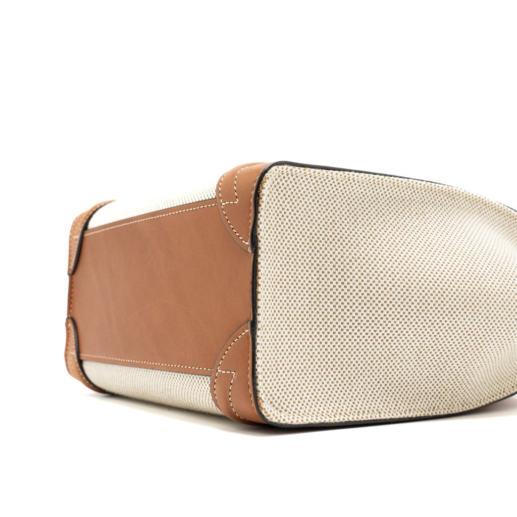 celine-nano-luggage-bag-canvas-leather-tan-white-ghw