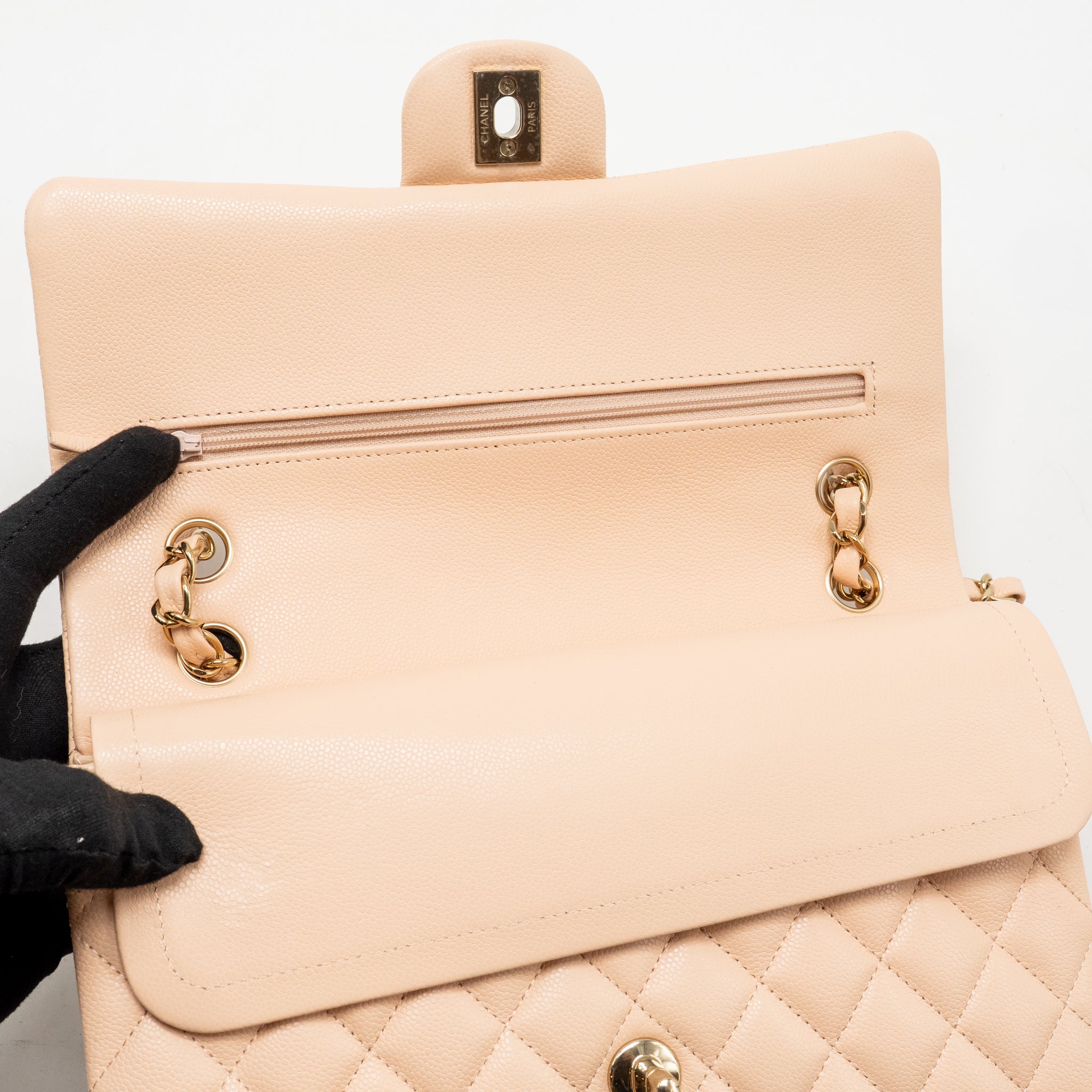 chanel-medium-classic-double-flap-bag-caviar-light-beige-lghw-microchip