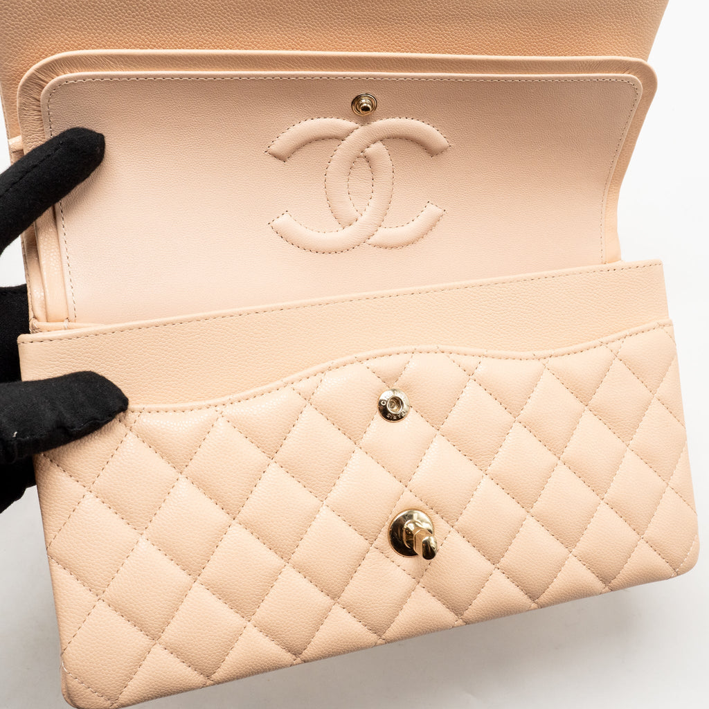 chanel-medium-classic-double-flap-bag-caviar-light-beige-lghw-microchip