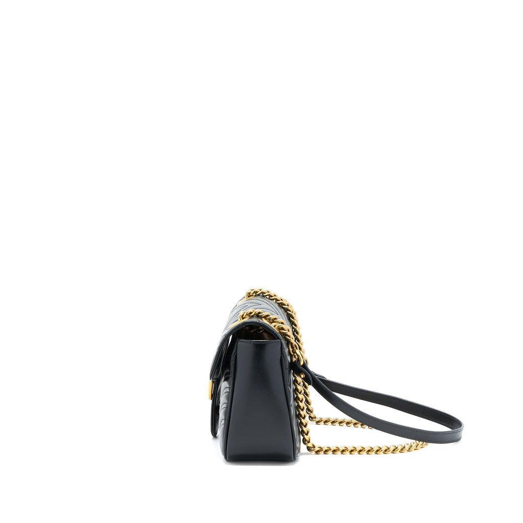 gucci-gg-marmont-small-matelasse-shoulder-bag-black-ghw-2
