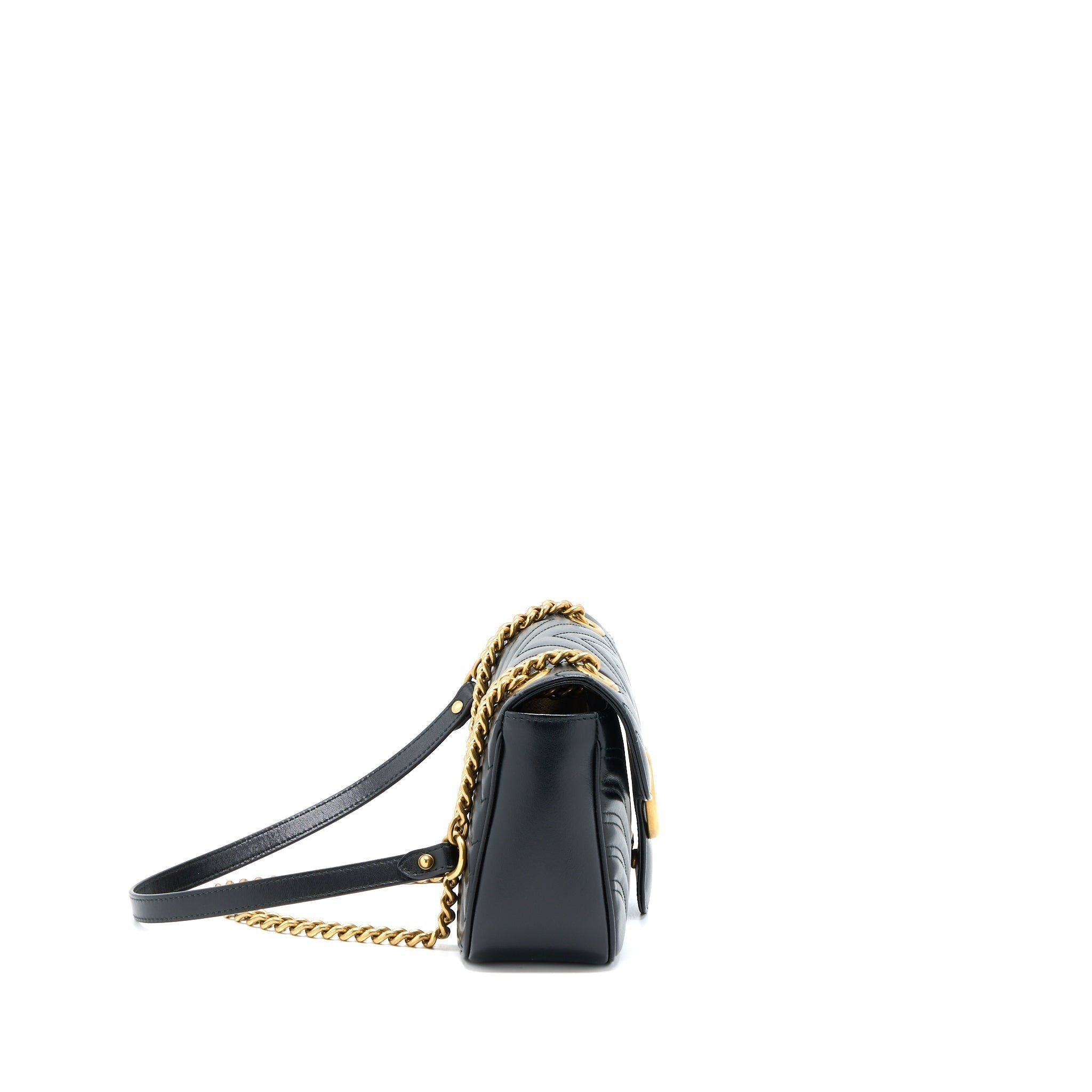 gucci-gg-marmont-small-matelasse-shoulder-bag-black-ghw-2