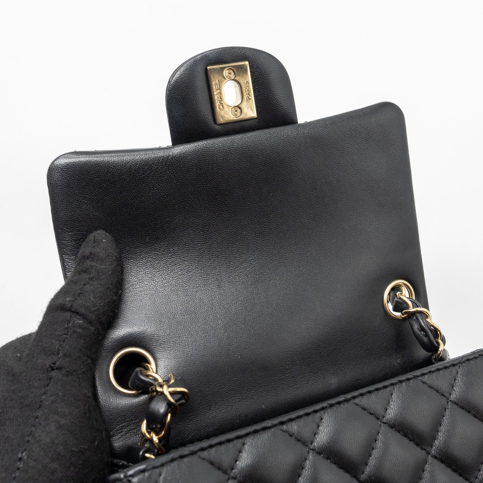 chanel-mini-square-flap-bag-lambskin-black-lghw-microchip-8