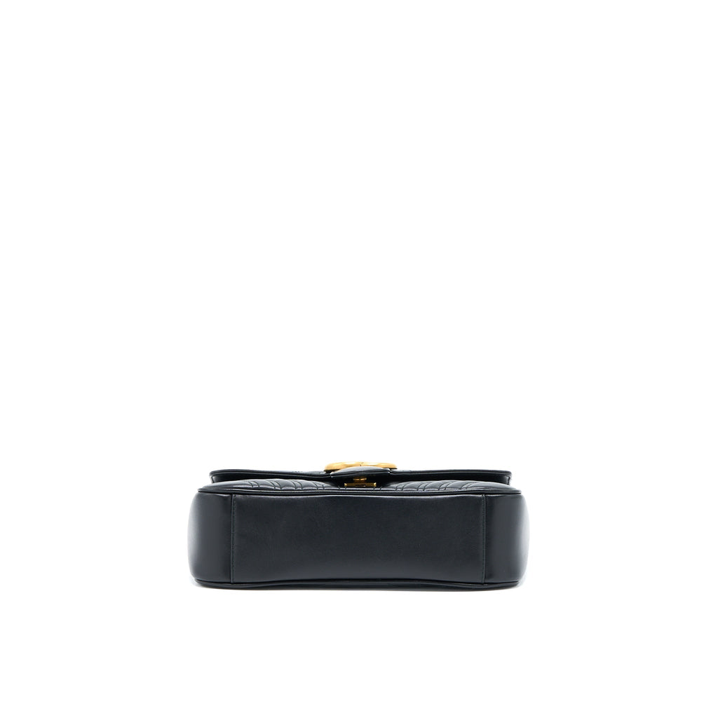 gucci-gg-marmont-small-matelasse-shoulder-bag-black-ghw-2