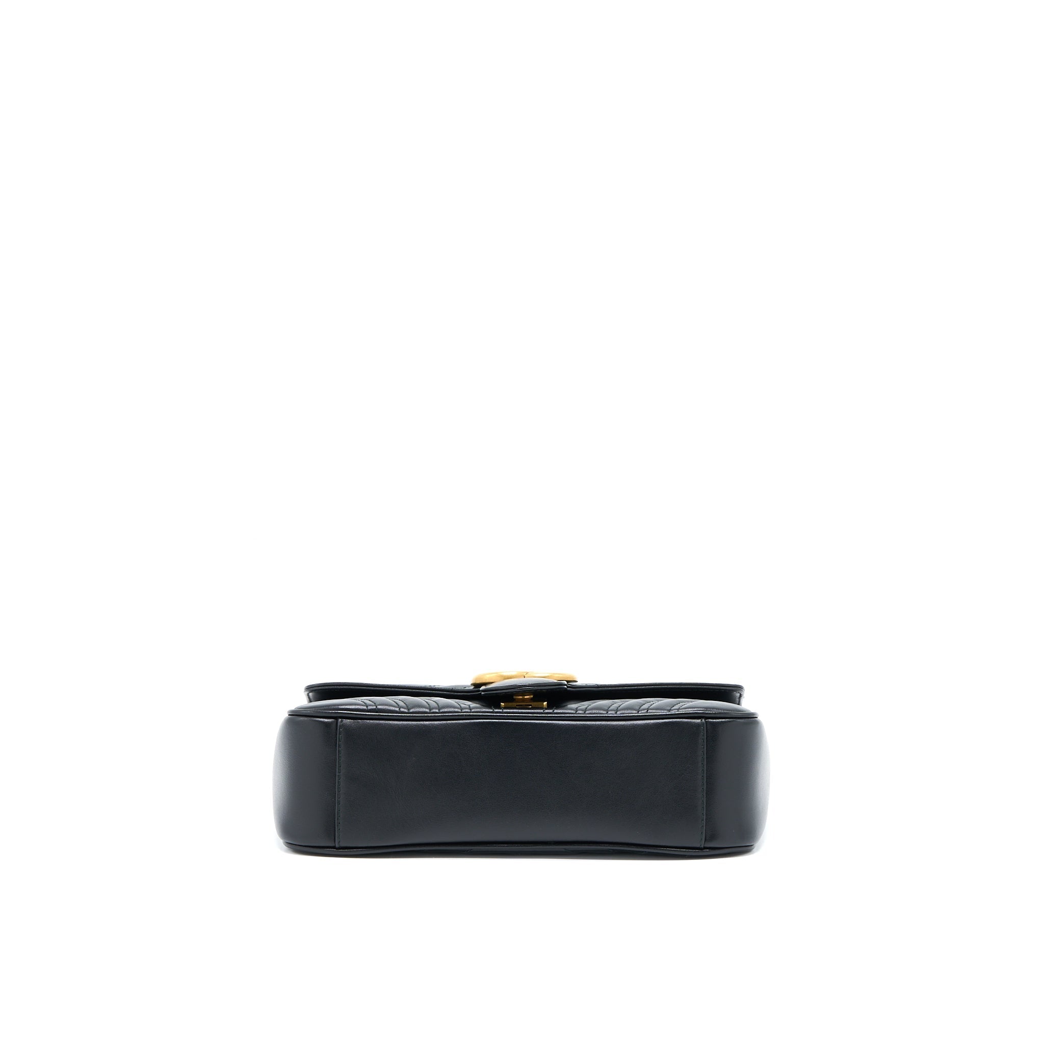 gucci-gg-marmont-small-matelasse-shoulder-bag-black-ghw-2