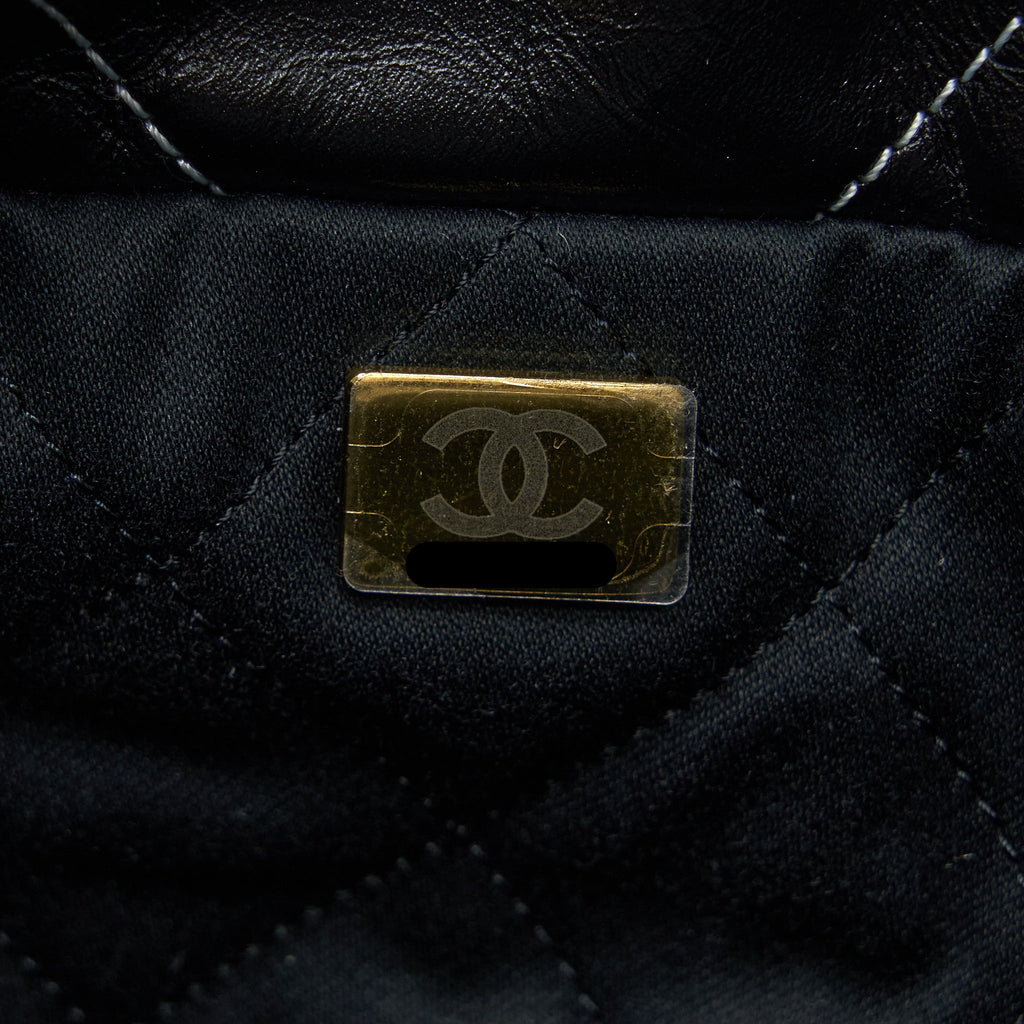 chanel-small-22-bag-gold-letter-shiny-calfskin-black-ghw-microchip
