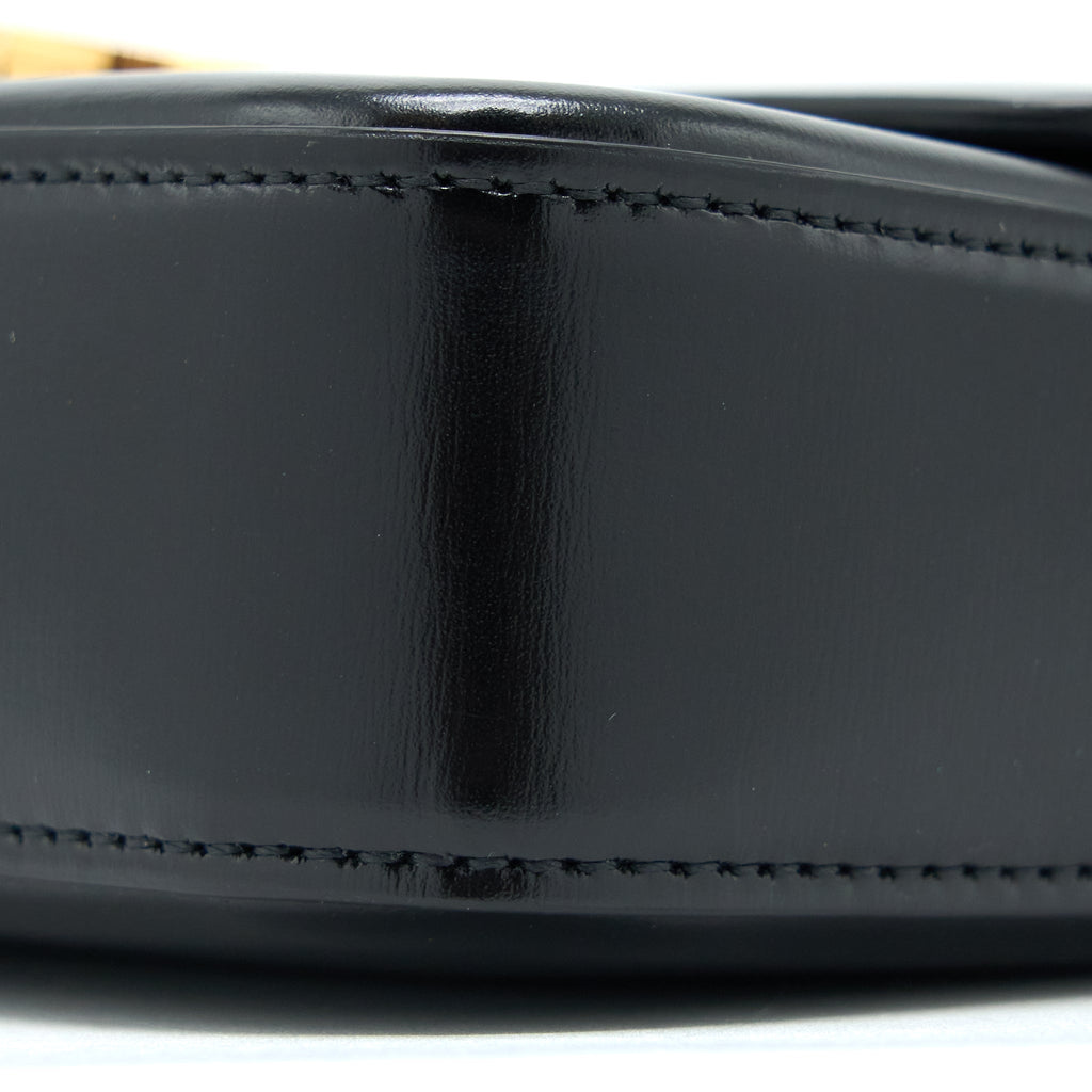 celine-triomphe-shoulder-bag-calfskin-black-ghw