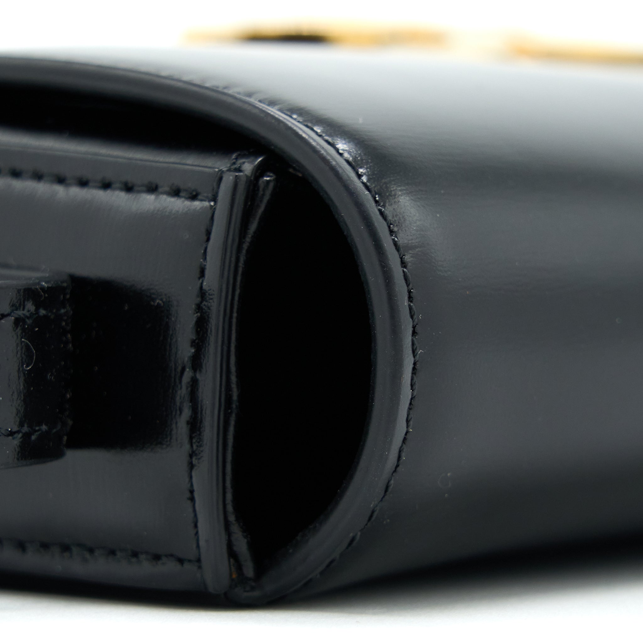 celine-triomphe-shoulder-bag-calfskin-black-ghw