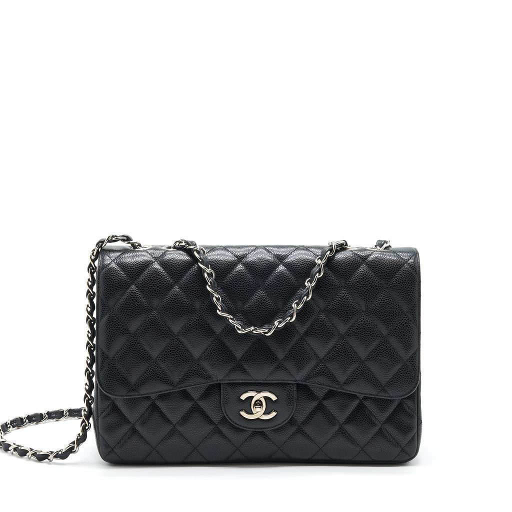 chanel-jumbo-single-flap-bag-caviar-black-shw