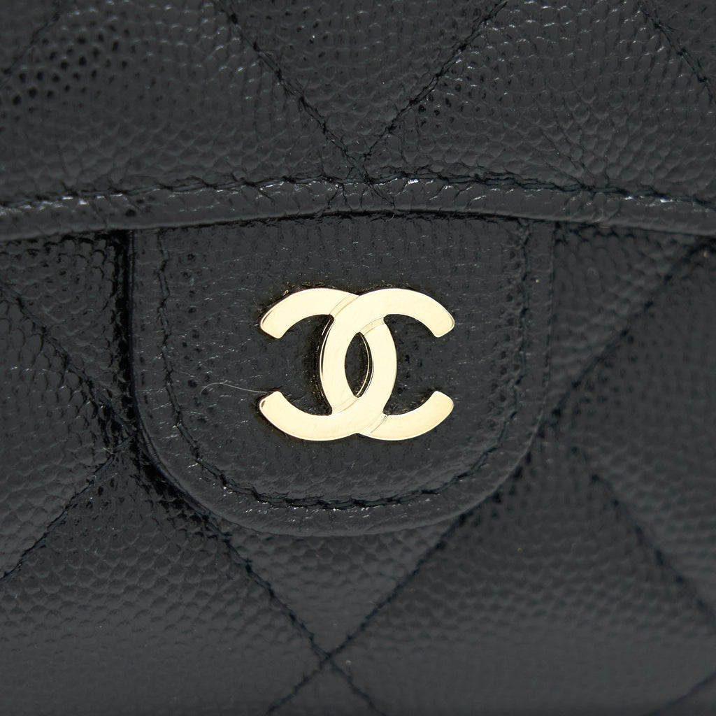 chanel-classic-card-holder-with-chain-black-lghw-serial-30