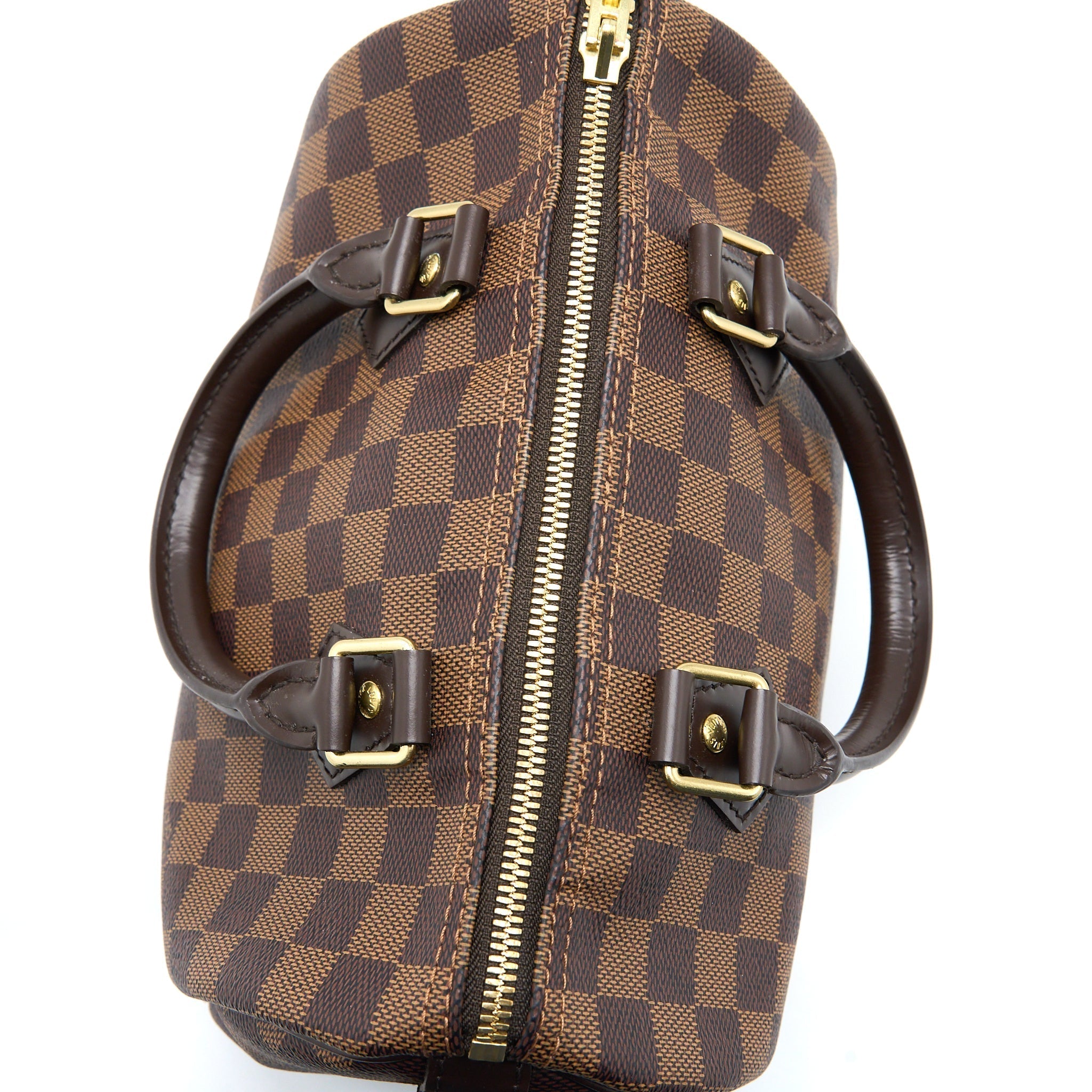 louis-vuitton-speedy-bandouliere-25-damier-ebene-canvas-ghw-2