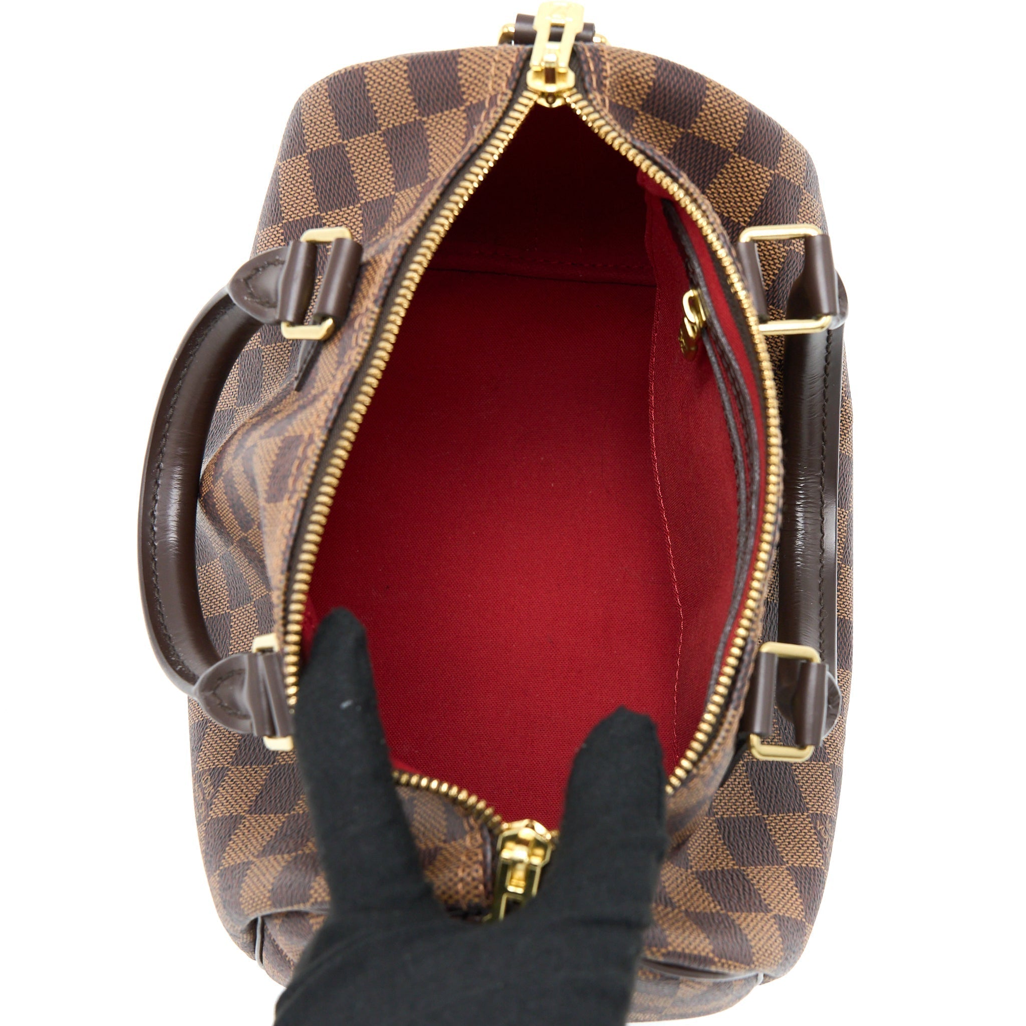 louis-vuitton-speedy-bandouliere-25-damier-ebene-canvas-ghw-2