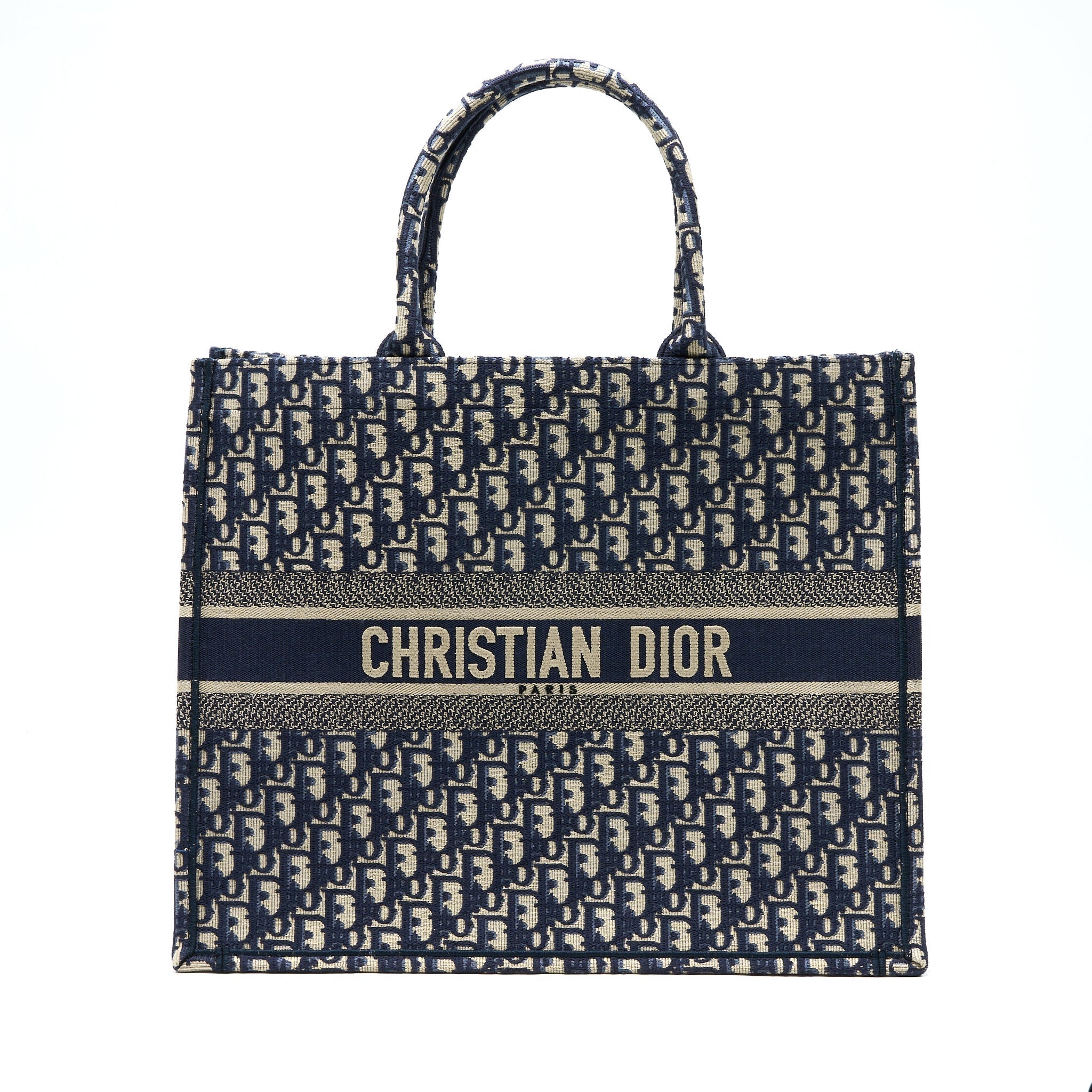 dior-large-book-tote-blue-oblique-jacquard