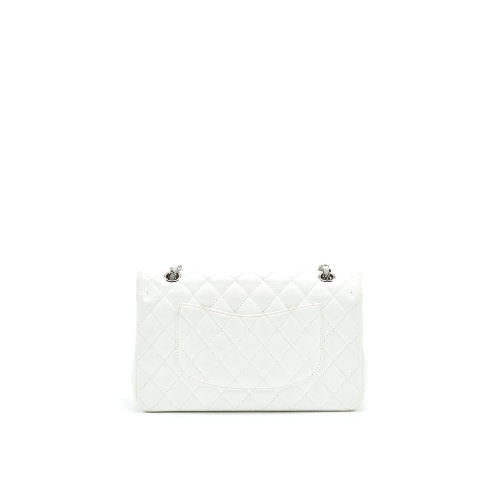 chanel-medium-classic-double-flap-bag-caviar-white-shw
