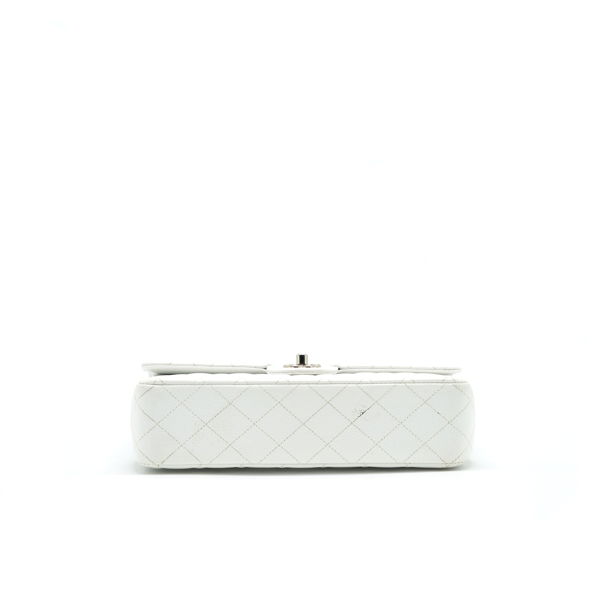 chanel-medium-classic-double-flap-bag-caviar-white-shw