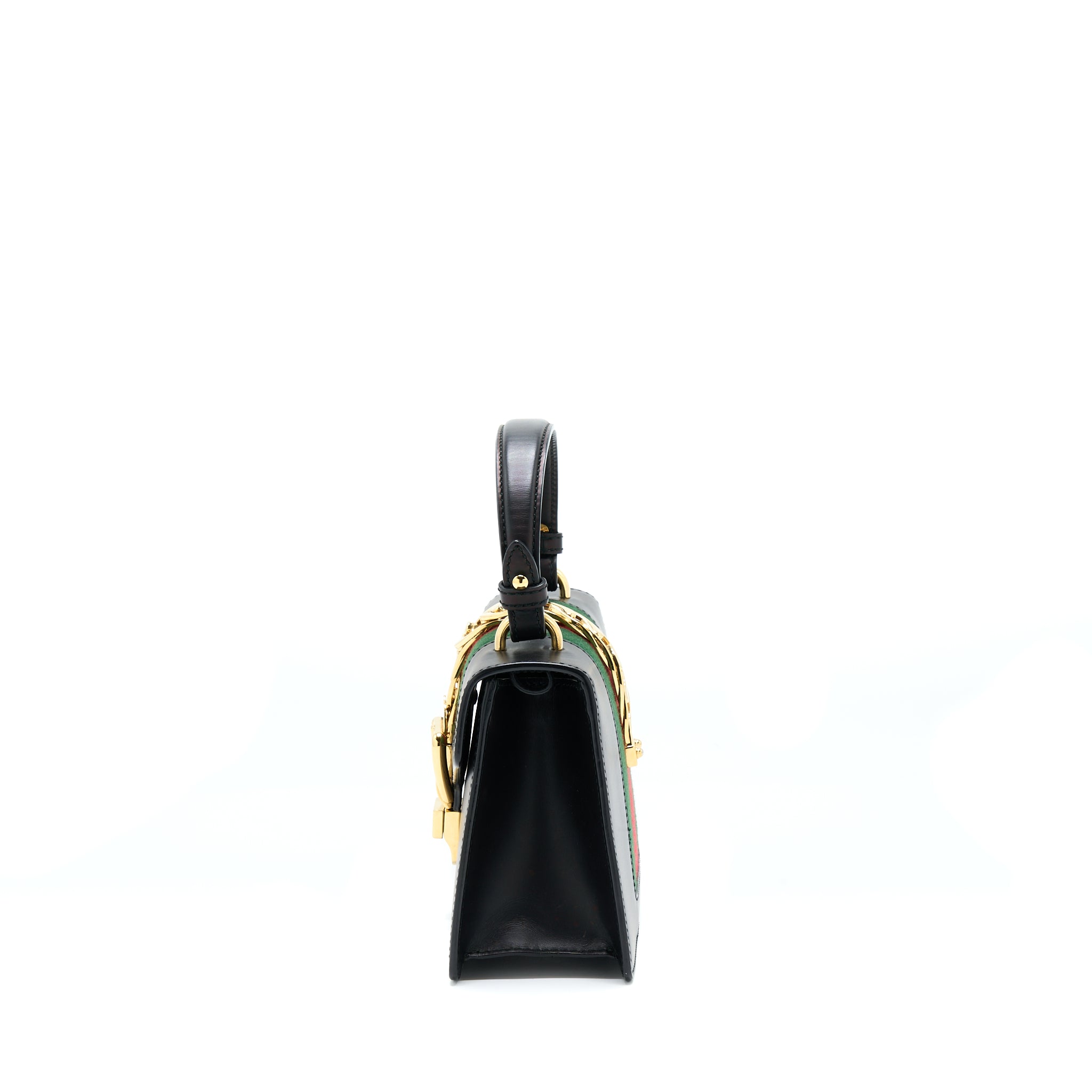 gucci-mini-top-handle-sylvie-bag-black-ghw