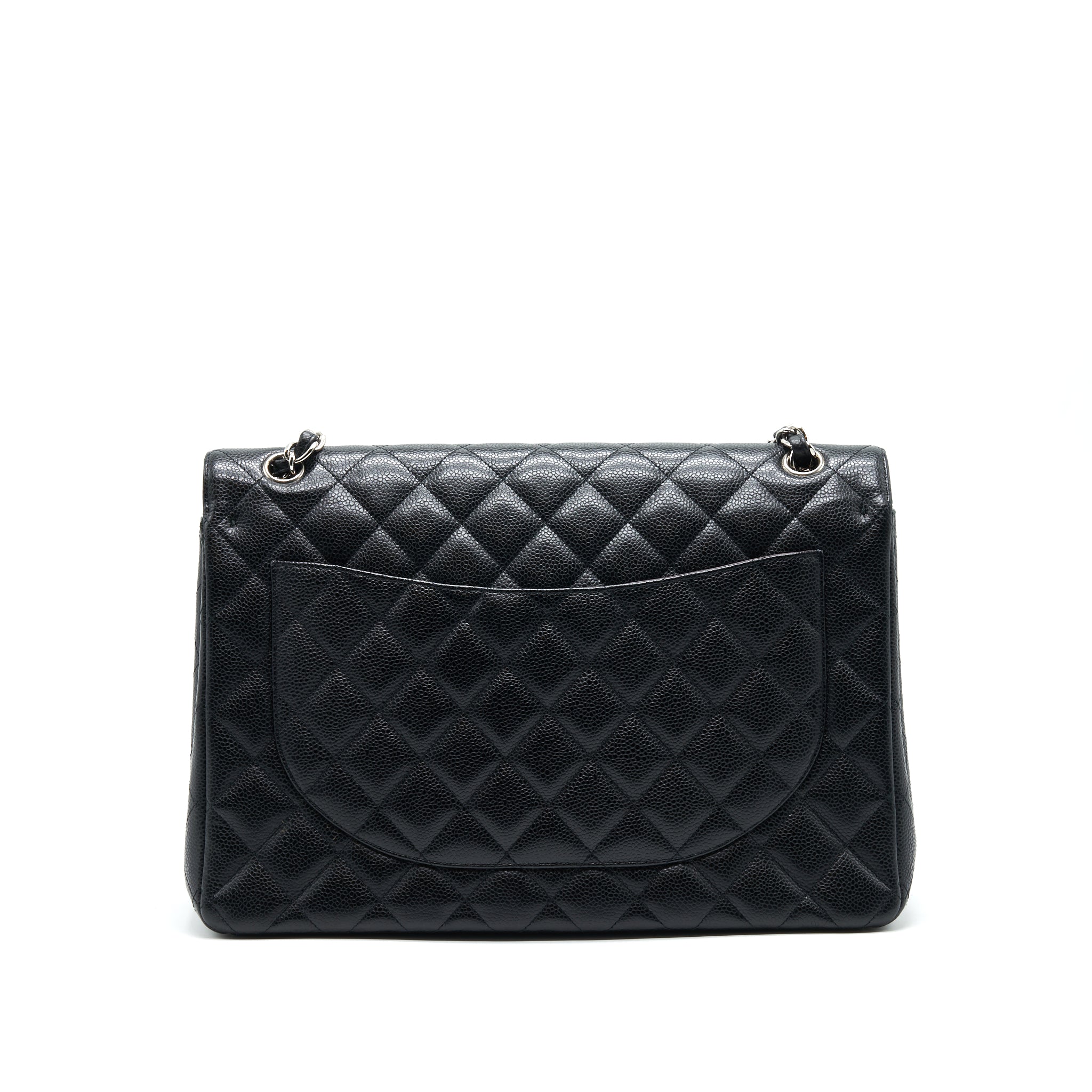 chanel-maxi-flap-bag-caviar-black-shw-1