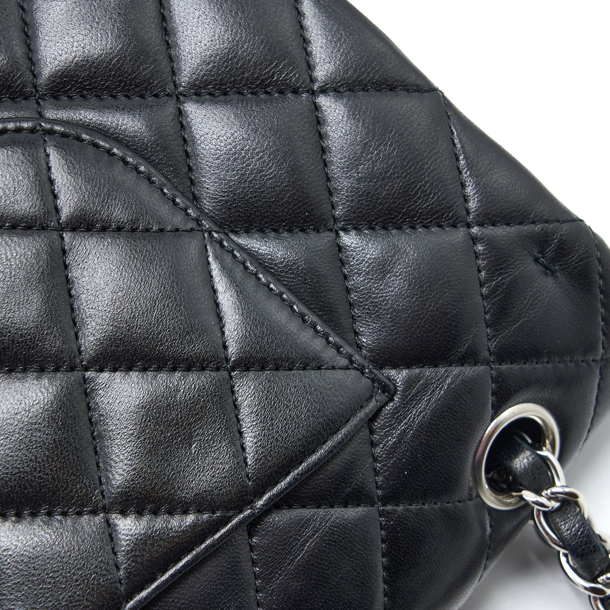 chanel-medium-classic-double-flap-bag-lambskin-black-shw