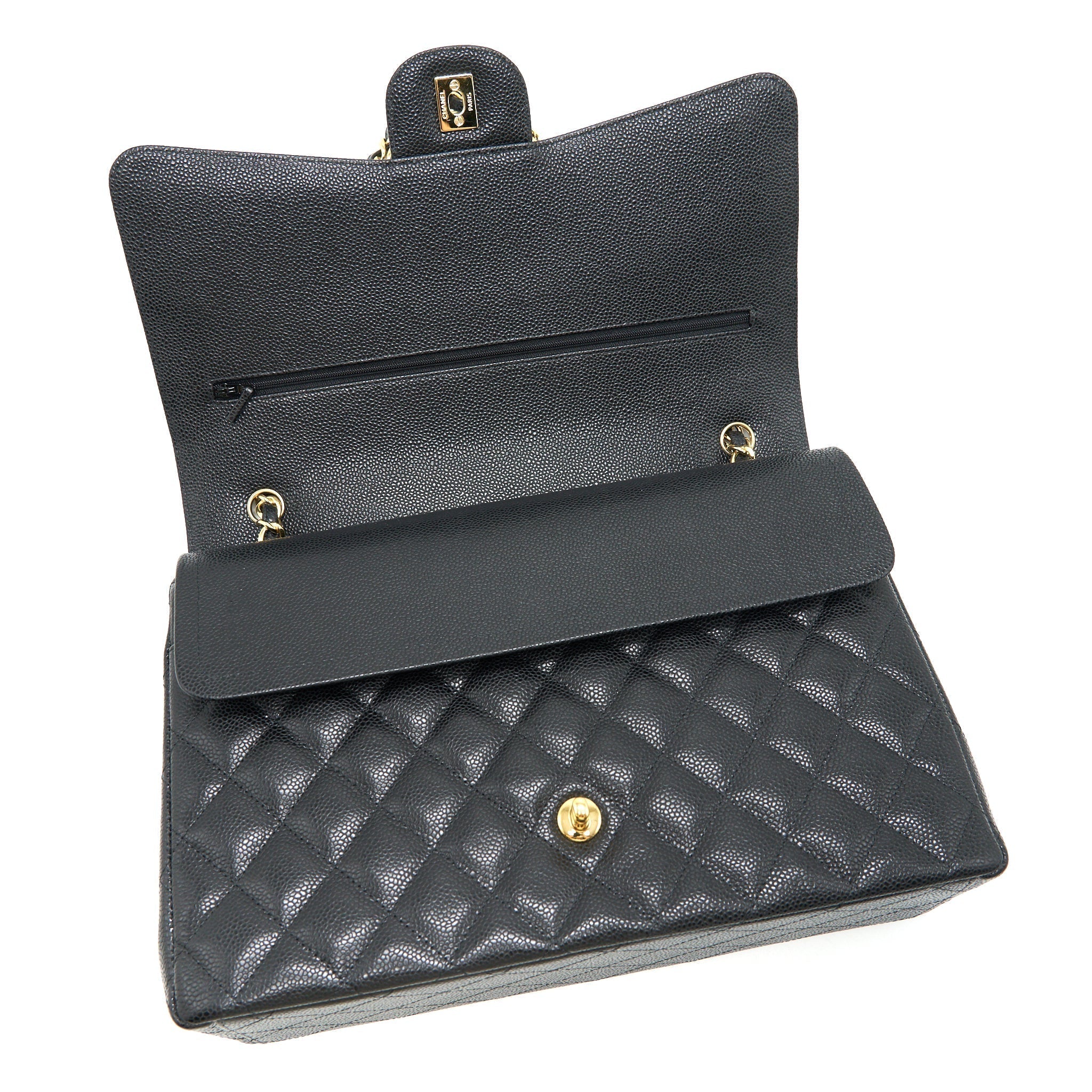 chanel-maxi-classic-double-flap-black-caviar-ghw