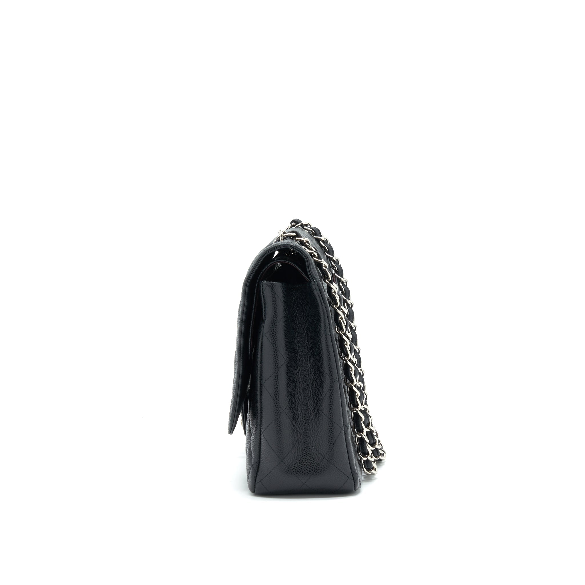 chanel-maxi-flap-bag-caviar-black-shw-1