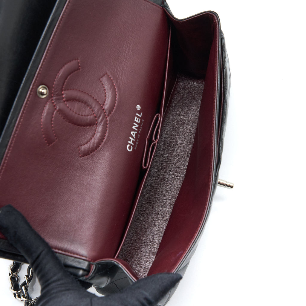 chanel-medium-classic-double-flap-bag-lambskin-black-shw