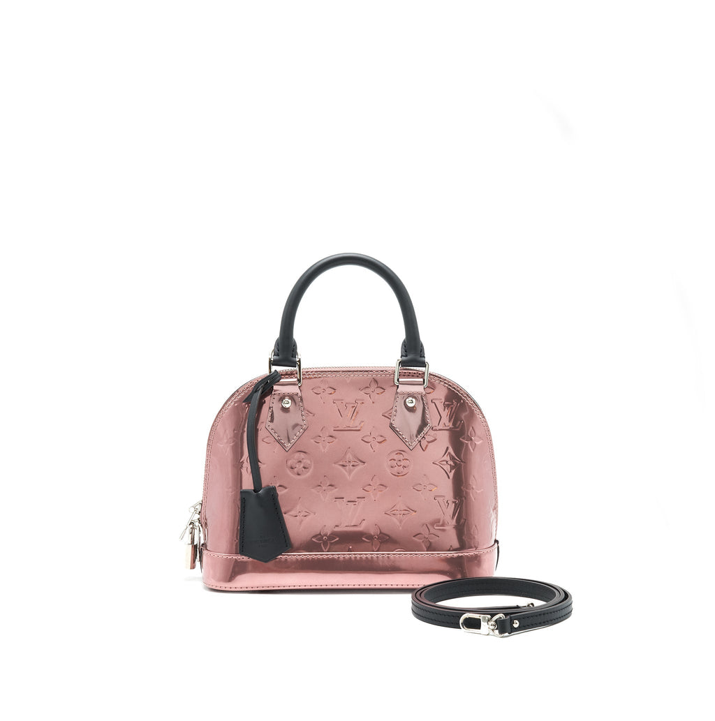 louis-vuitton-alma-bb-patent-leather-metallic-pink-with-black-handle-shw