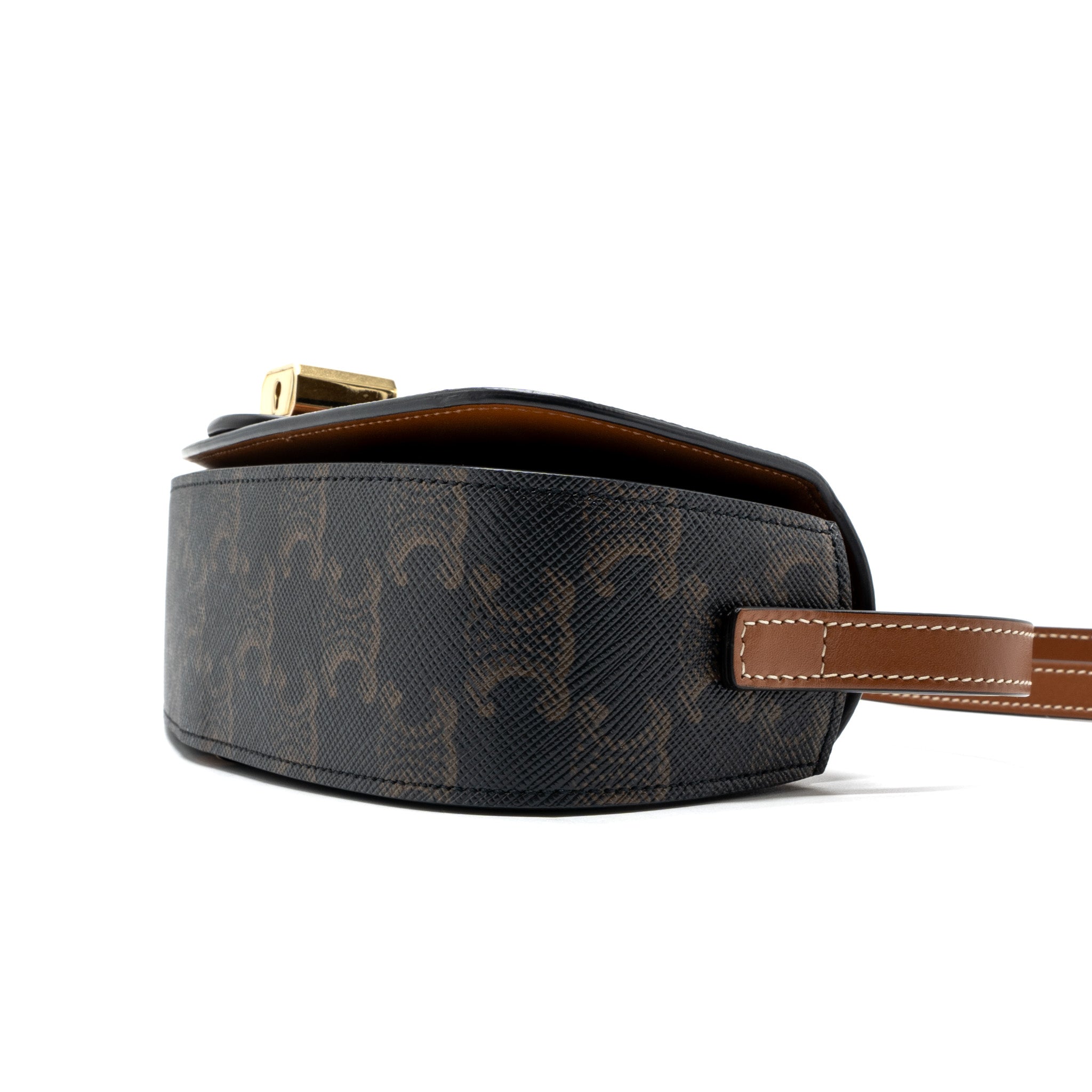 celine-clutch-on-strap-tabou-triomphe-canvas-calfskin-tan-ghw