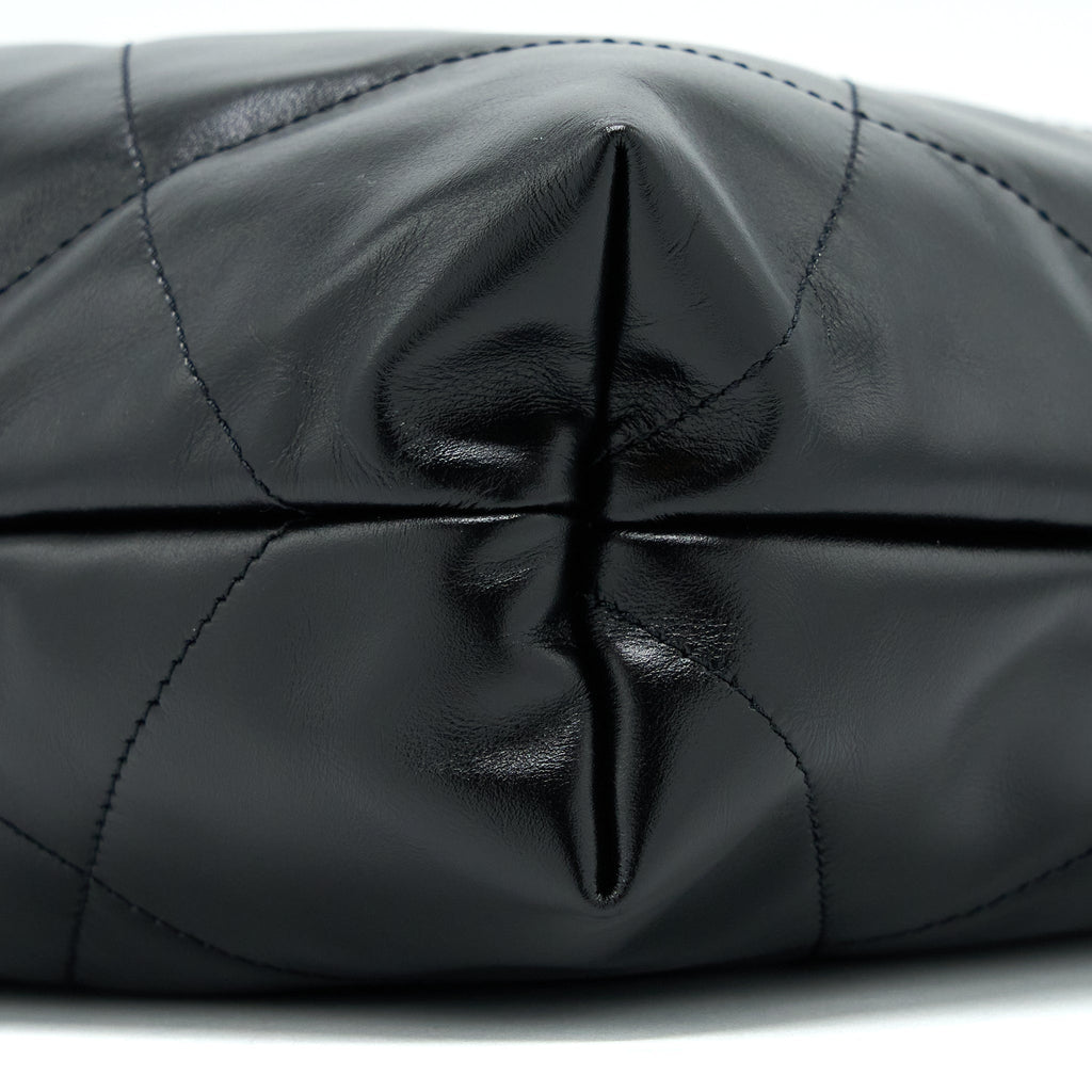 chanel-medium-22-bag-gold-letter-shiny-calfskin-black-ghw-microchip
