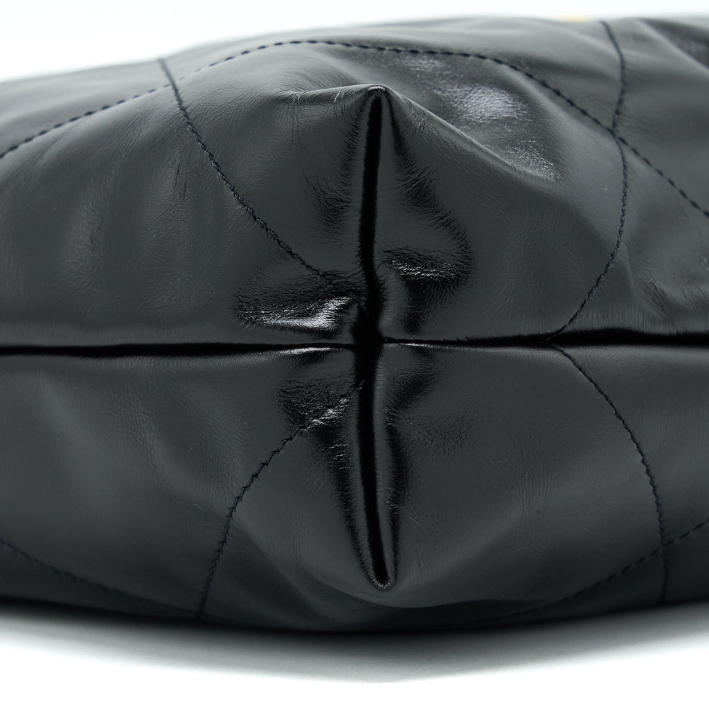 chanel-medium-22-bag-gold-letter-shiny-calfskin-black-ghw-microchip