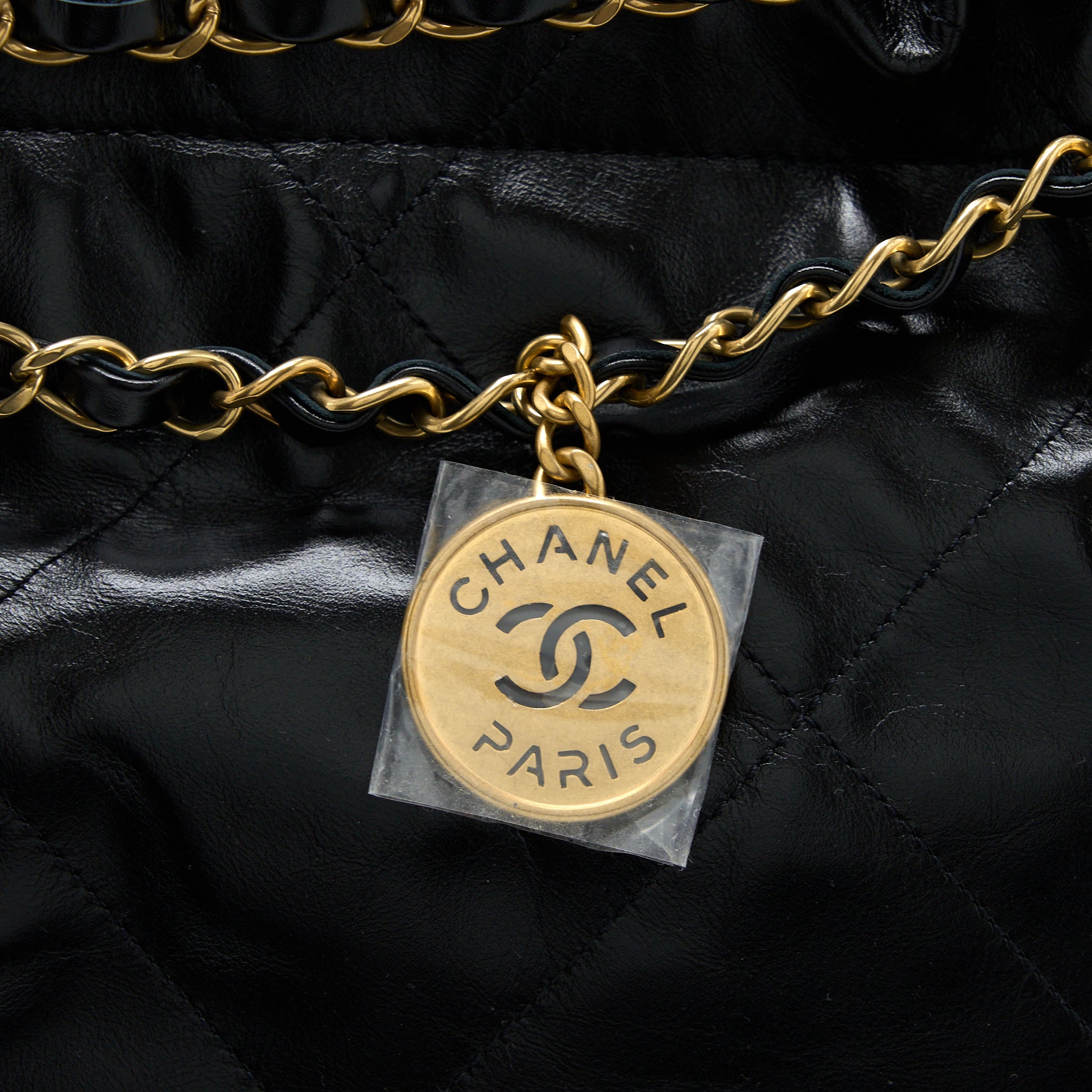 chanel-medium-22-bag-gold-letter-shiny-calfskin-black-ghw-microchip