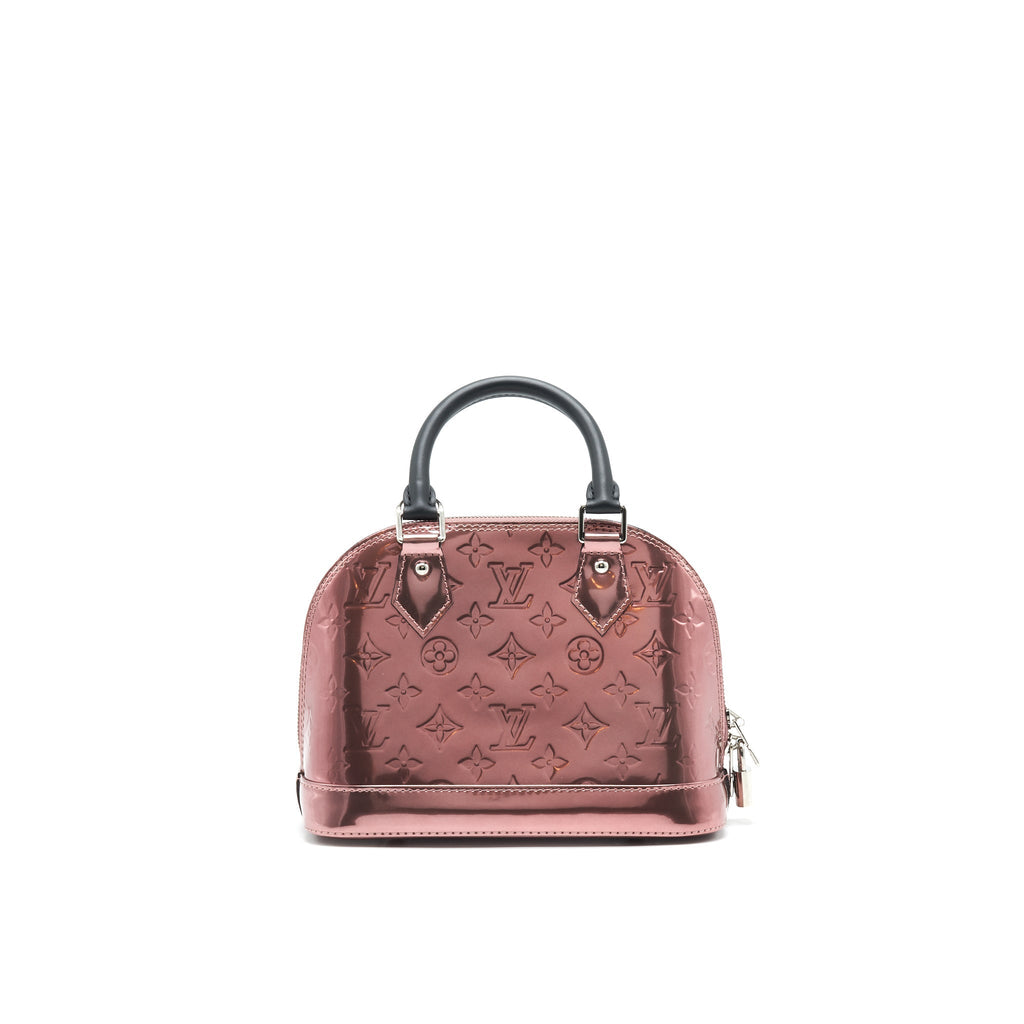 louis-vuitton-alma-bb-patent-leather-metallic-pink-with-black-handle-shw