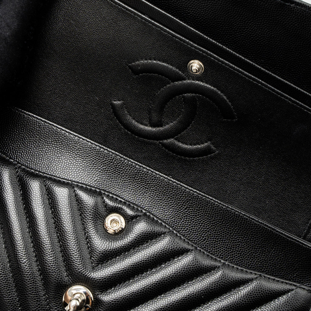 chanel-medium-classic-double-flap-bag-chevron-caviar-black-shw-1