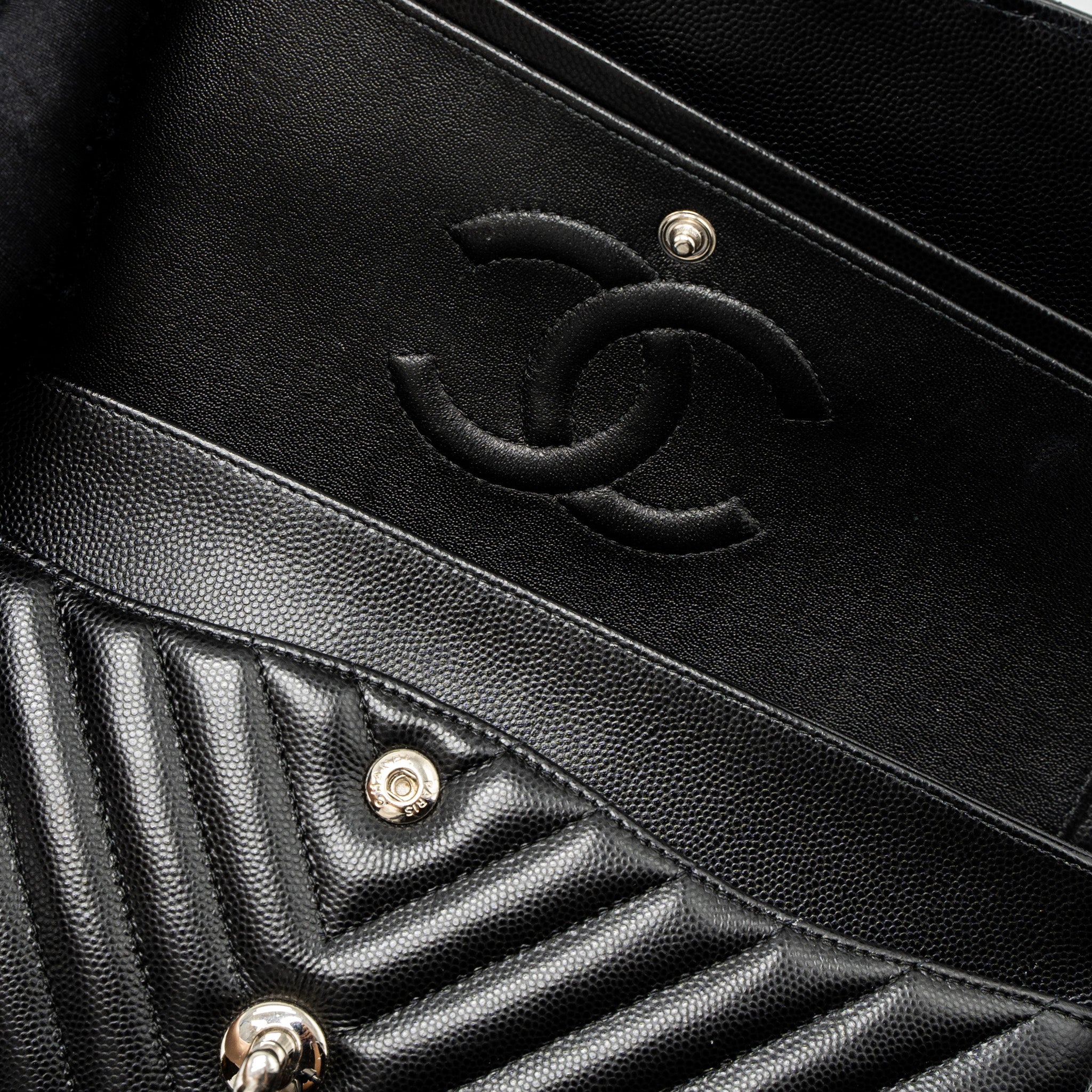 chanel-medium-classic-double-flap-bag-chevron-caviar-black-shw-1