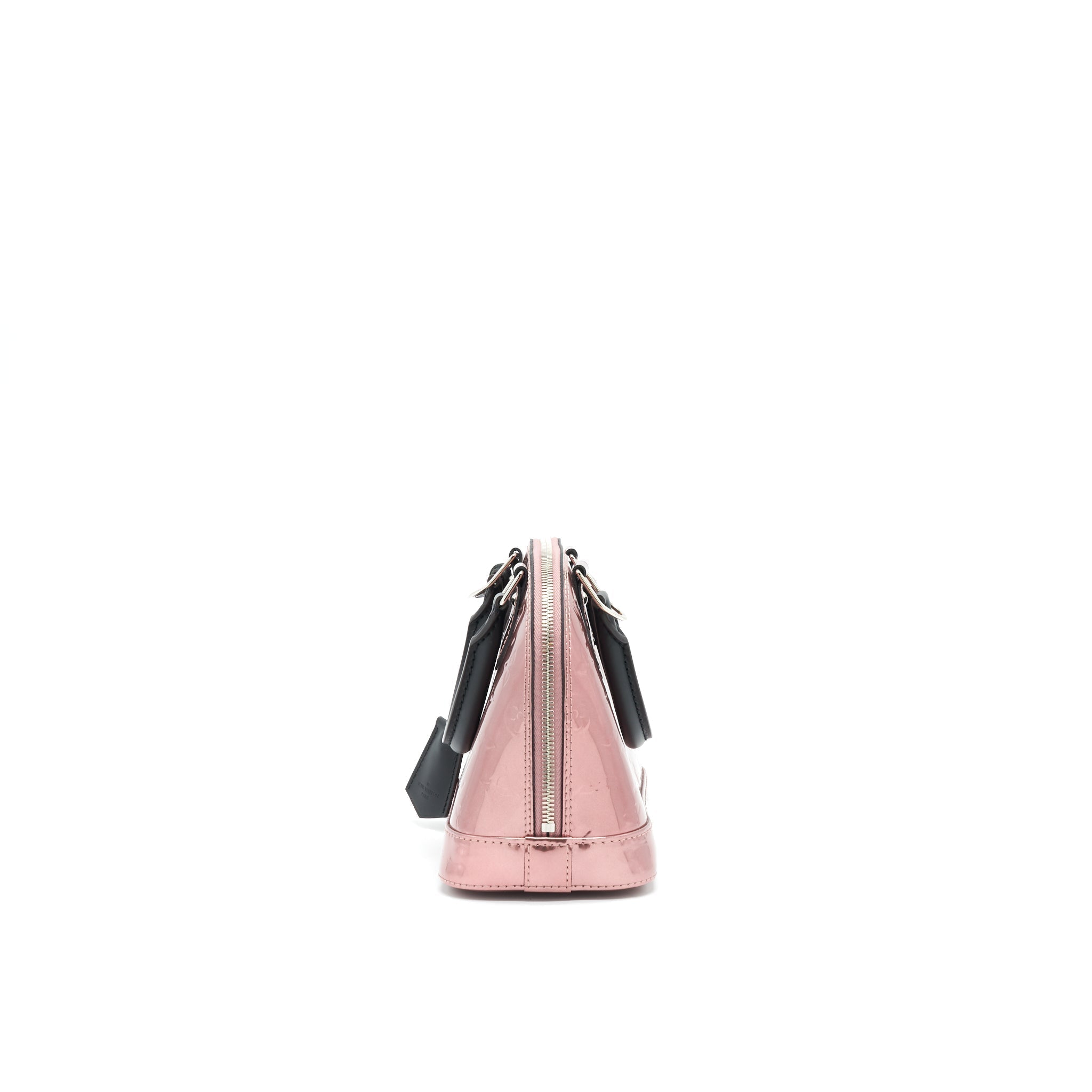 louis-vuitton-alma-bb-patent-leather-metallic-pink-with-black-handle-shw