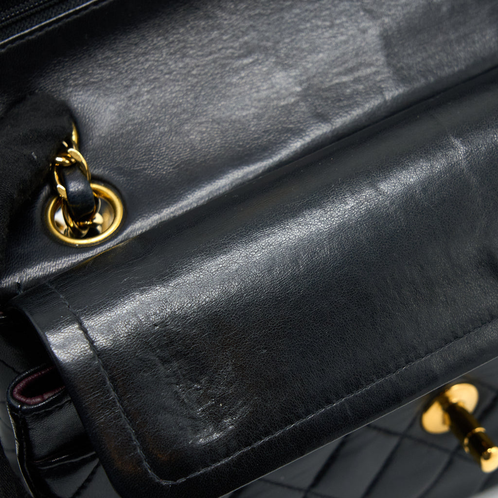 chanel-vintage-classic-double-flap-lambskin-black-ghw