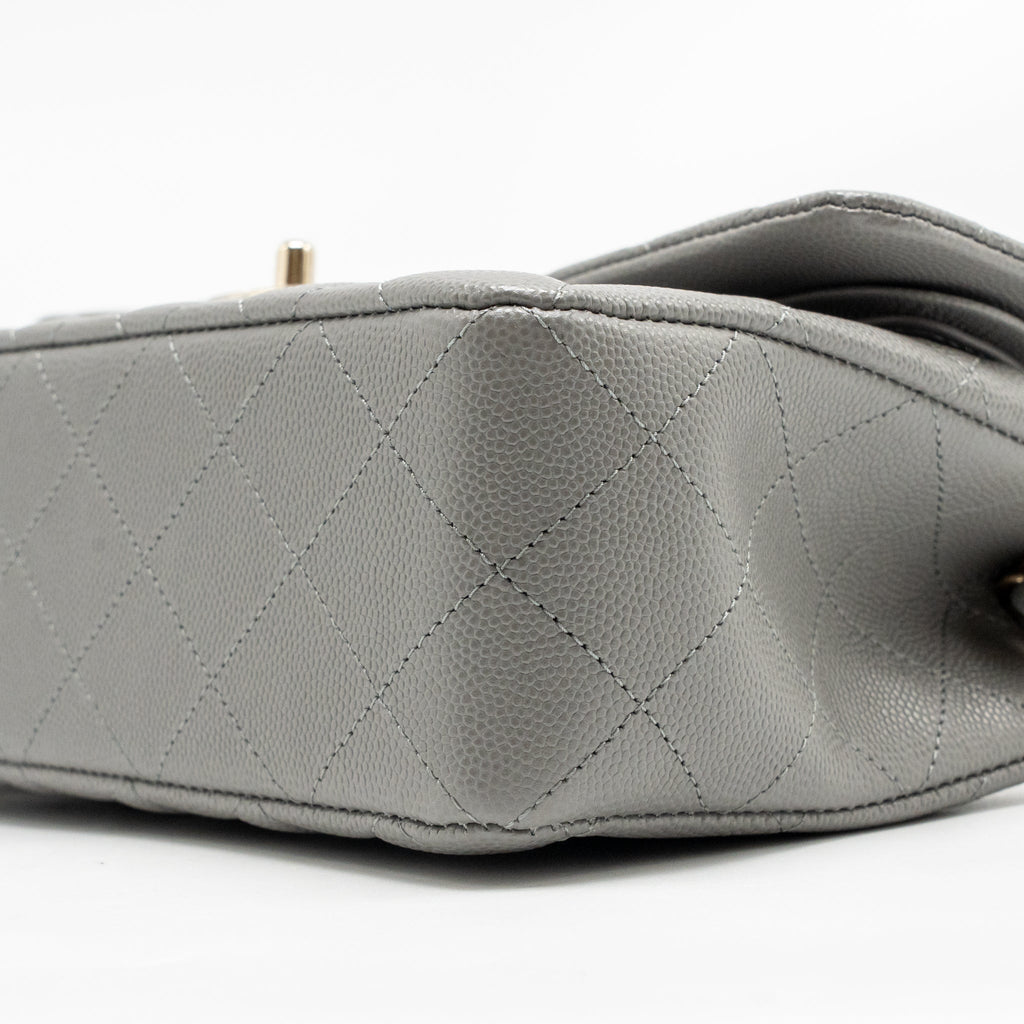 chanel-small-classic-double-flap-bag-caviar-dark-grey-lghw-microchip