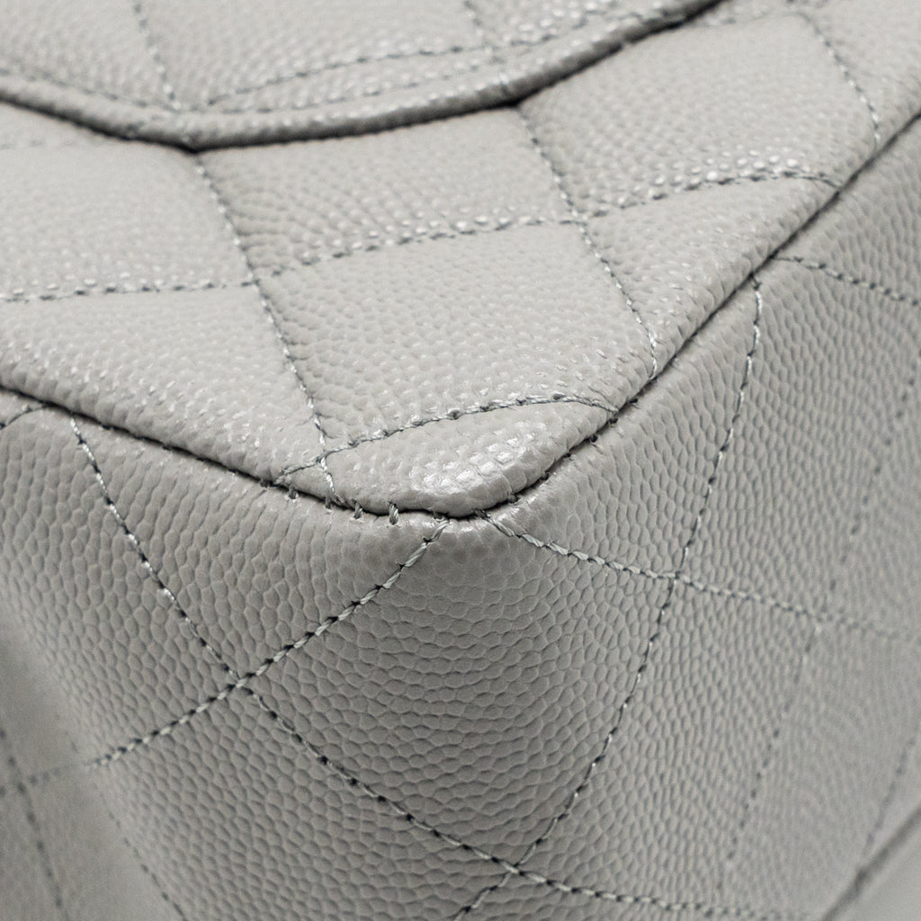 chanel-small-classic-double-flap-bag-caviar-dark-grey-lghw-microchip