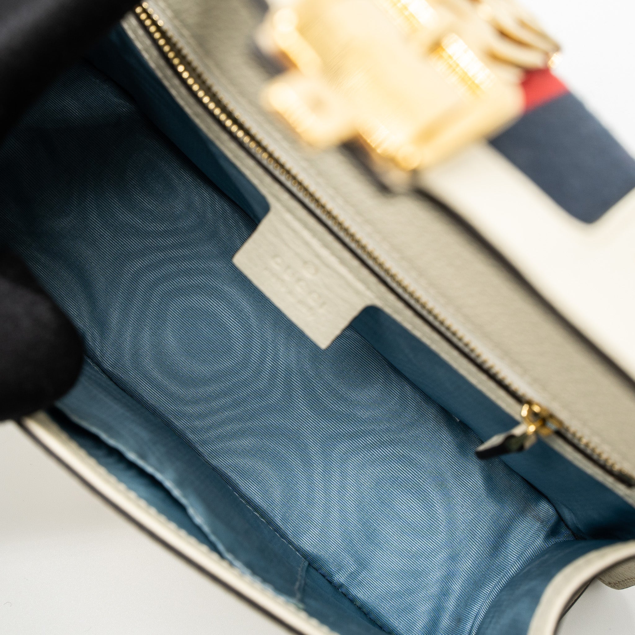gucci-small-sylvie-bag-bee-printed-calfskin-white-ghw
