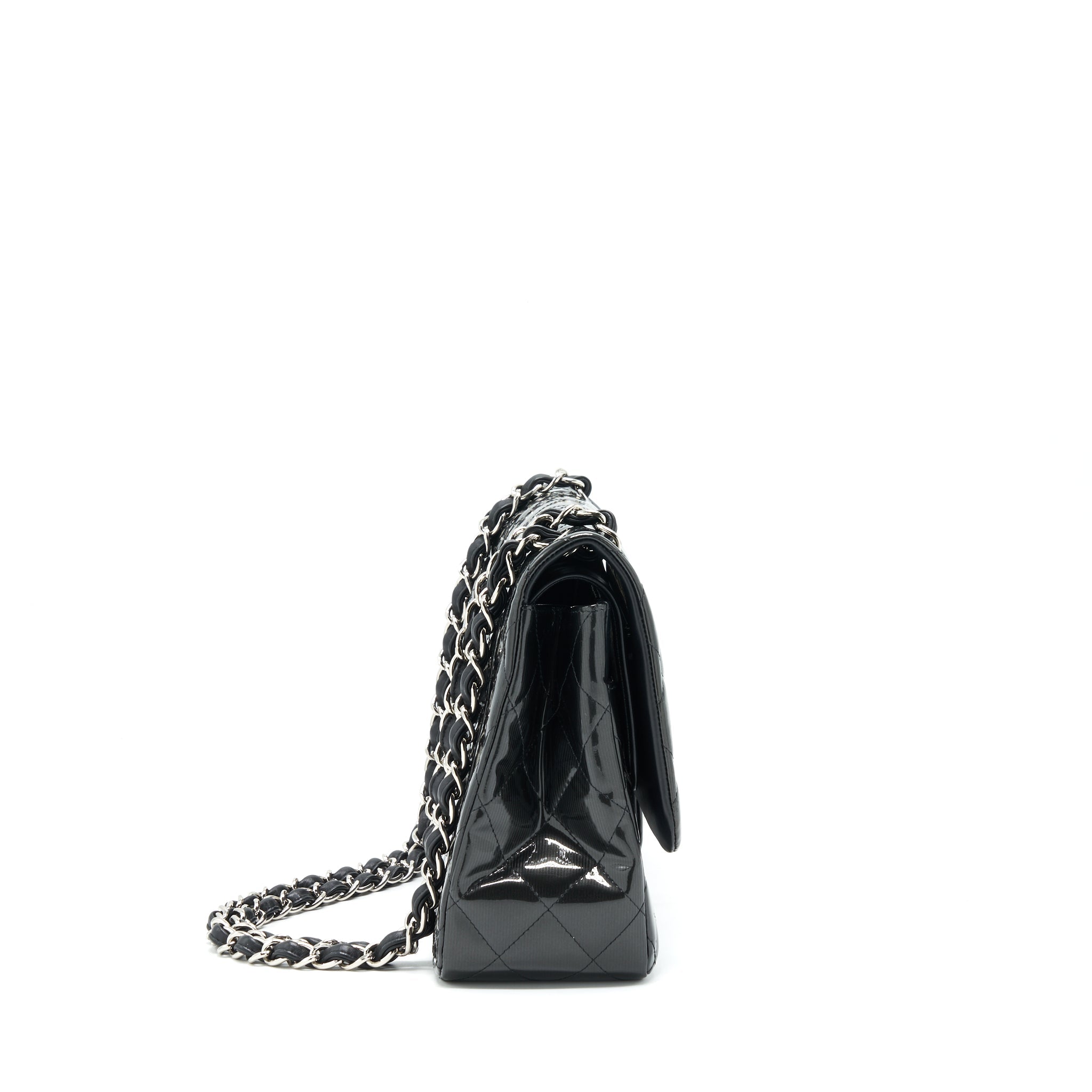 chanel-classic-flap-bag-jumbo-patent-black-shw