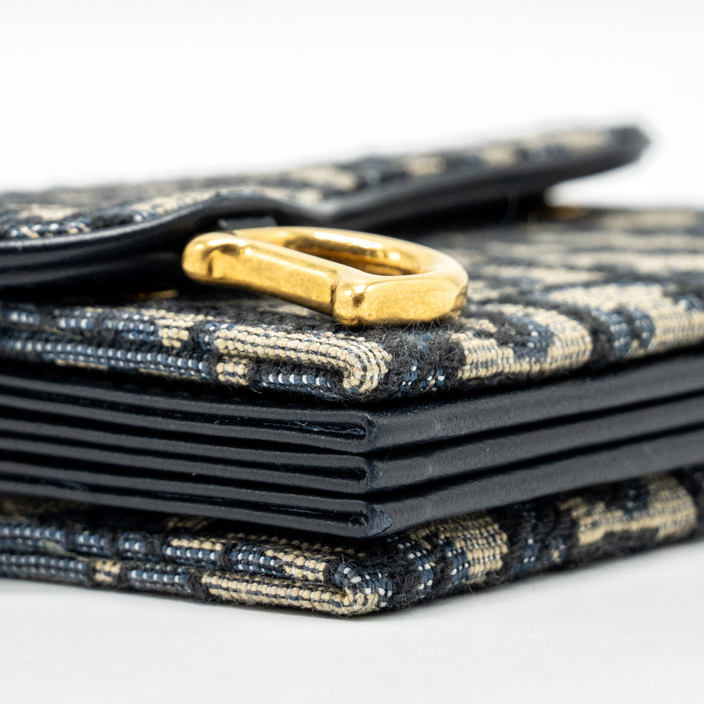 dior-saddle-lotus-wallet-blue-oblique-jacquard-ghw