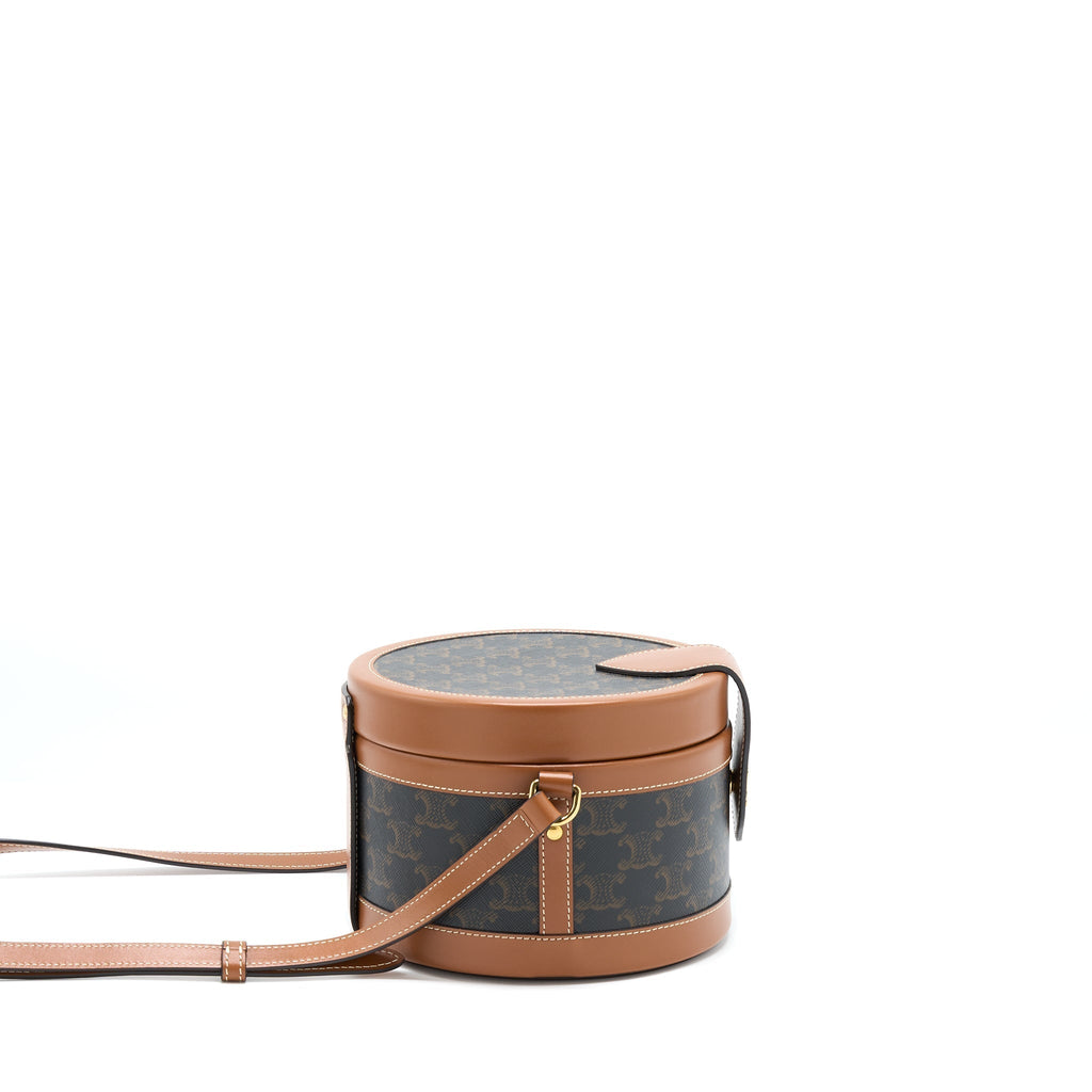 celine-medium-tambour-bag-triomphe-canvas-and-calfskin-tan-ghw