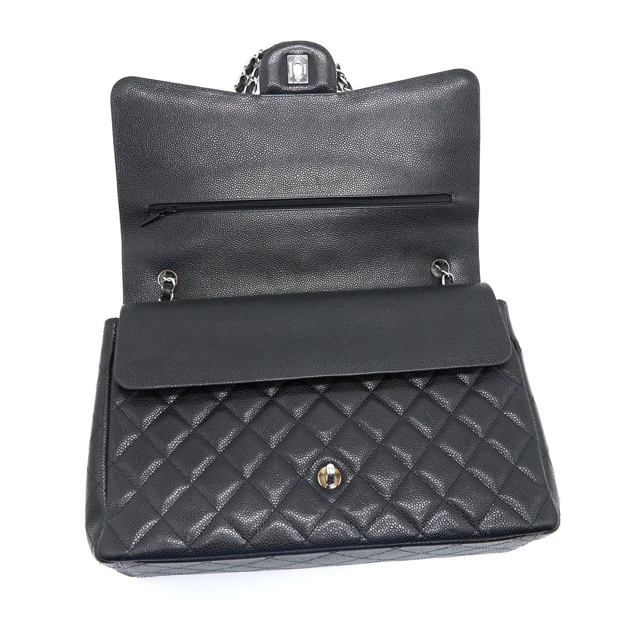 chanel-maxi-flap-bag-caviar-black-shw-1