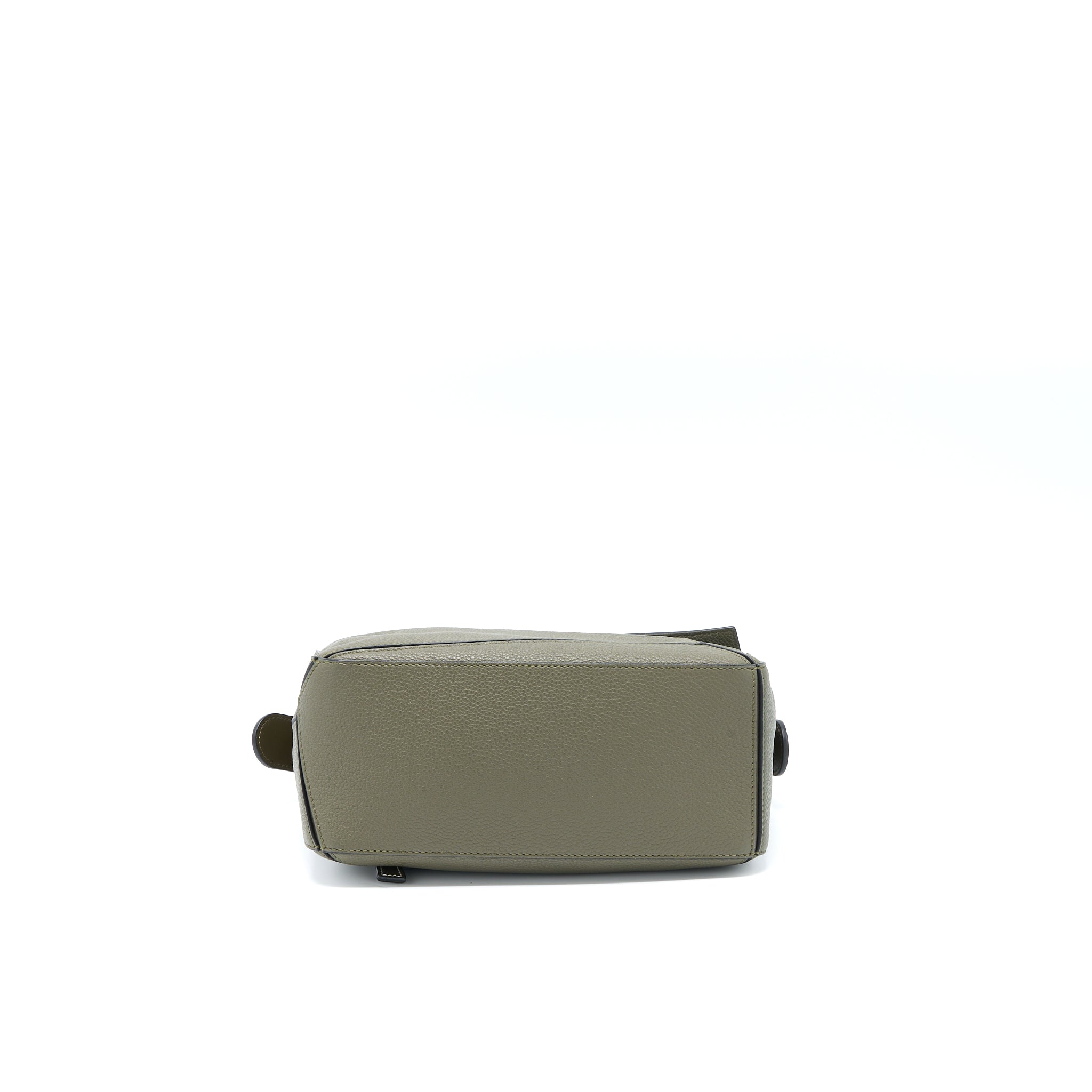 loewe-small-puzzle-bag-grained-calfskin-dark-khaki-green-shw