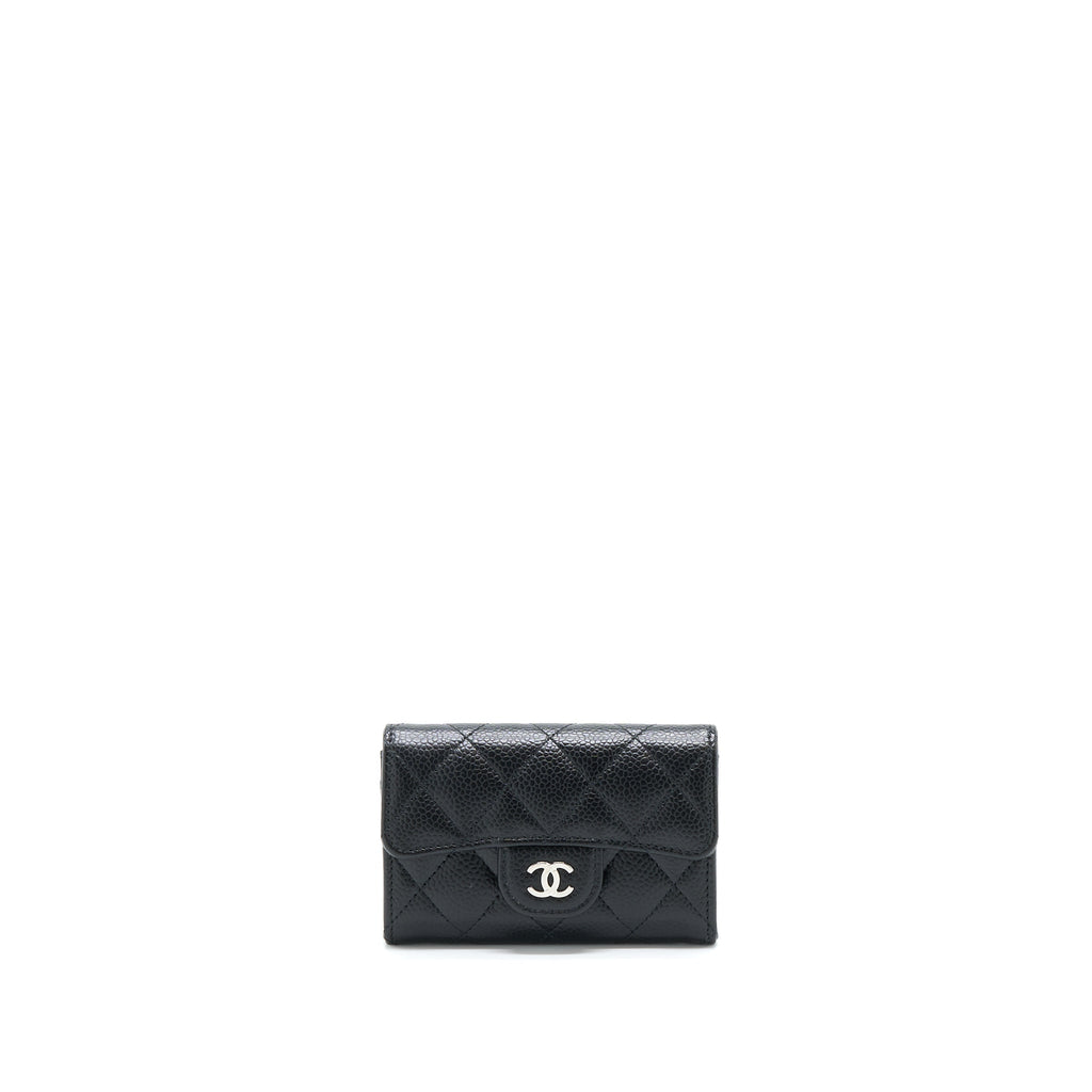 chanel-classic-flap-card-holder-caviar-black-shw-3