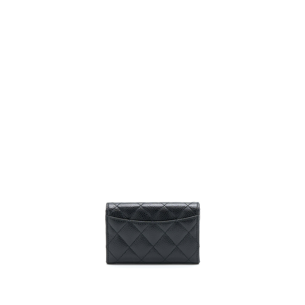 chanel-classic-flap-card-holder-caviar-black-shw-3