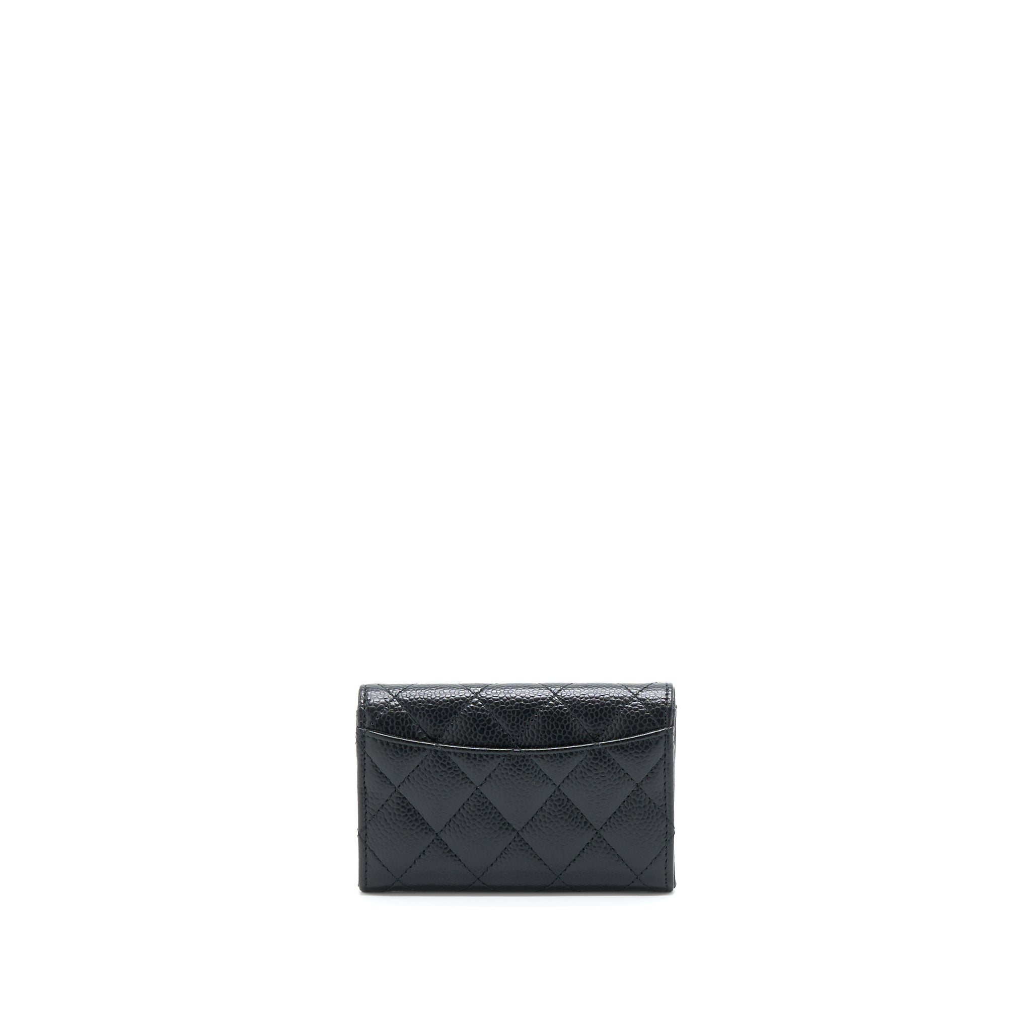 chanel-classic-flap-card-holder-caviar-black-shw-3