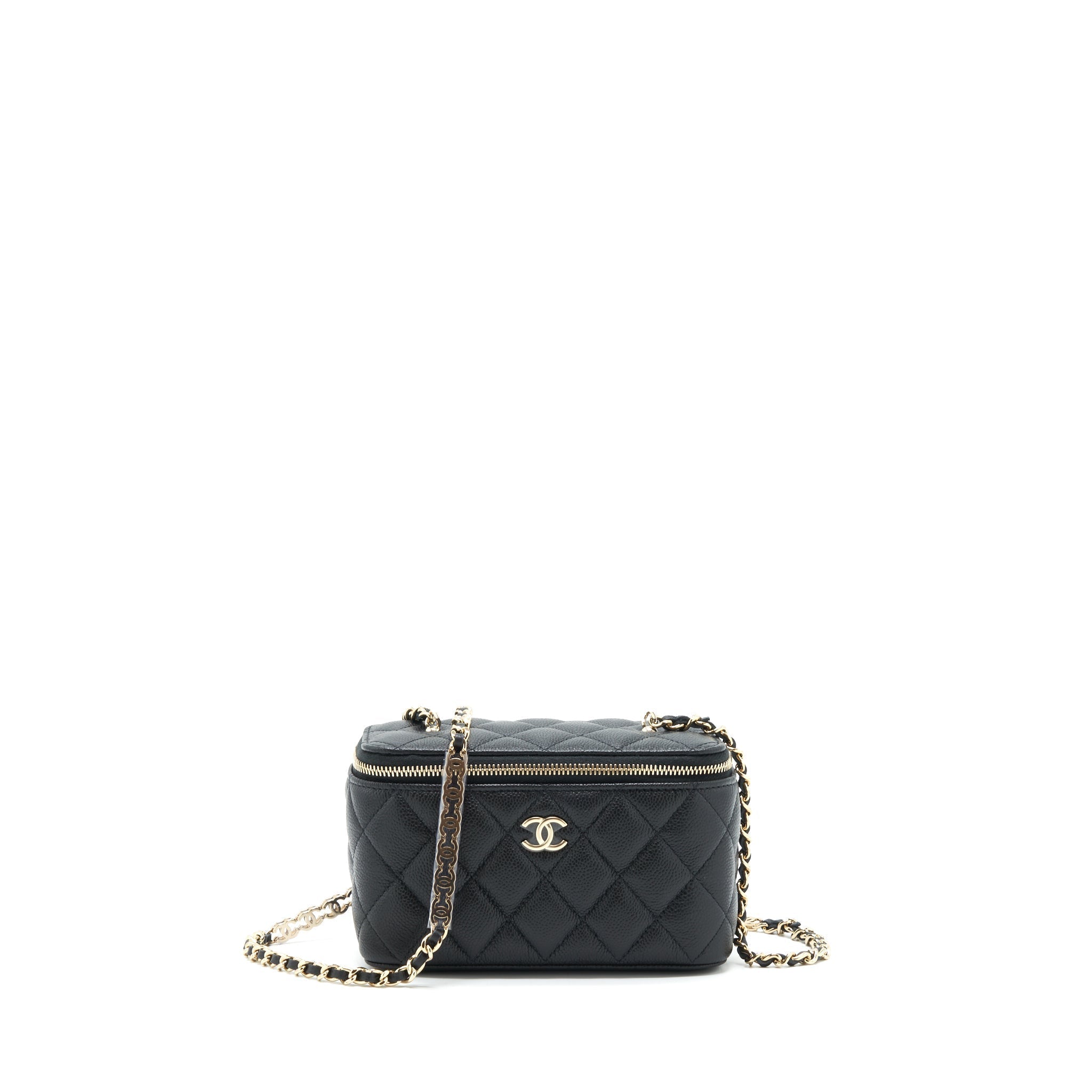 chanel-22p-long-vanity-with-logo-on-chain-caviar-black-lghw