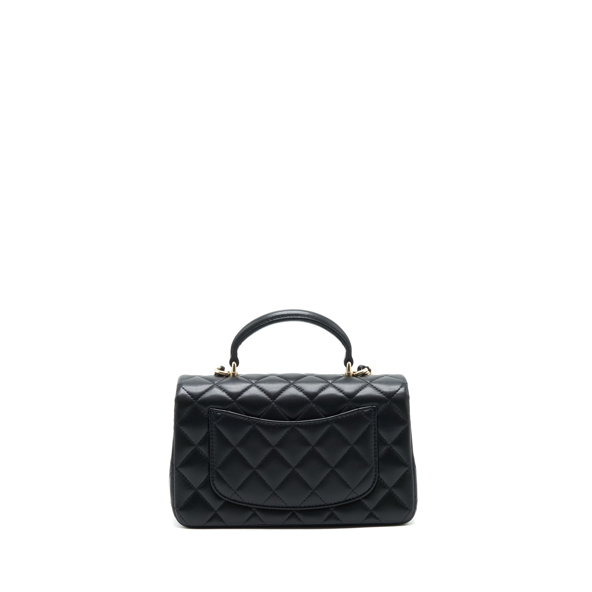 chanel-22p-top-handle-mini-rectangular-flap-bag-lambskin-black-lghw